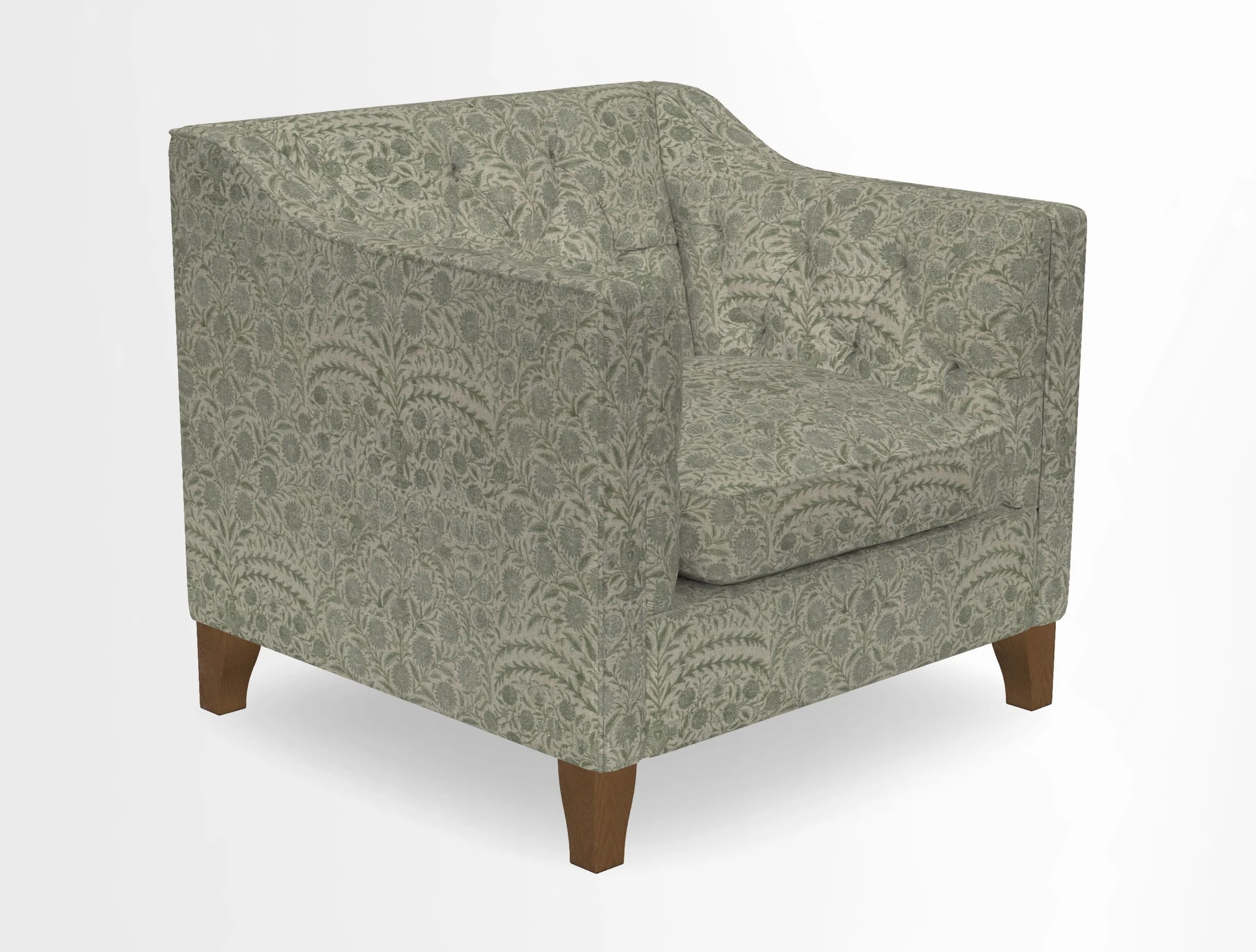 Haresfield Dipped Arm Chair in Two Tone Plain Biscuit