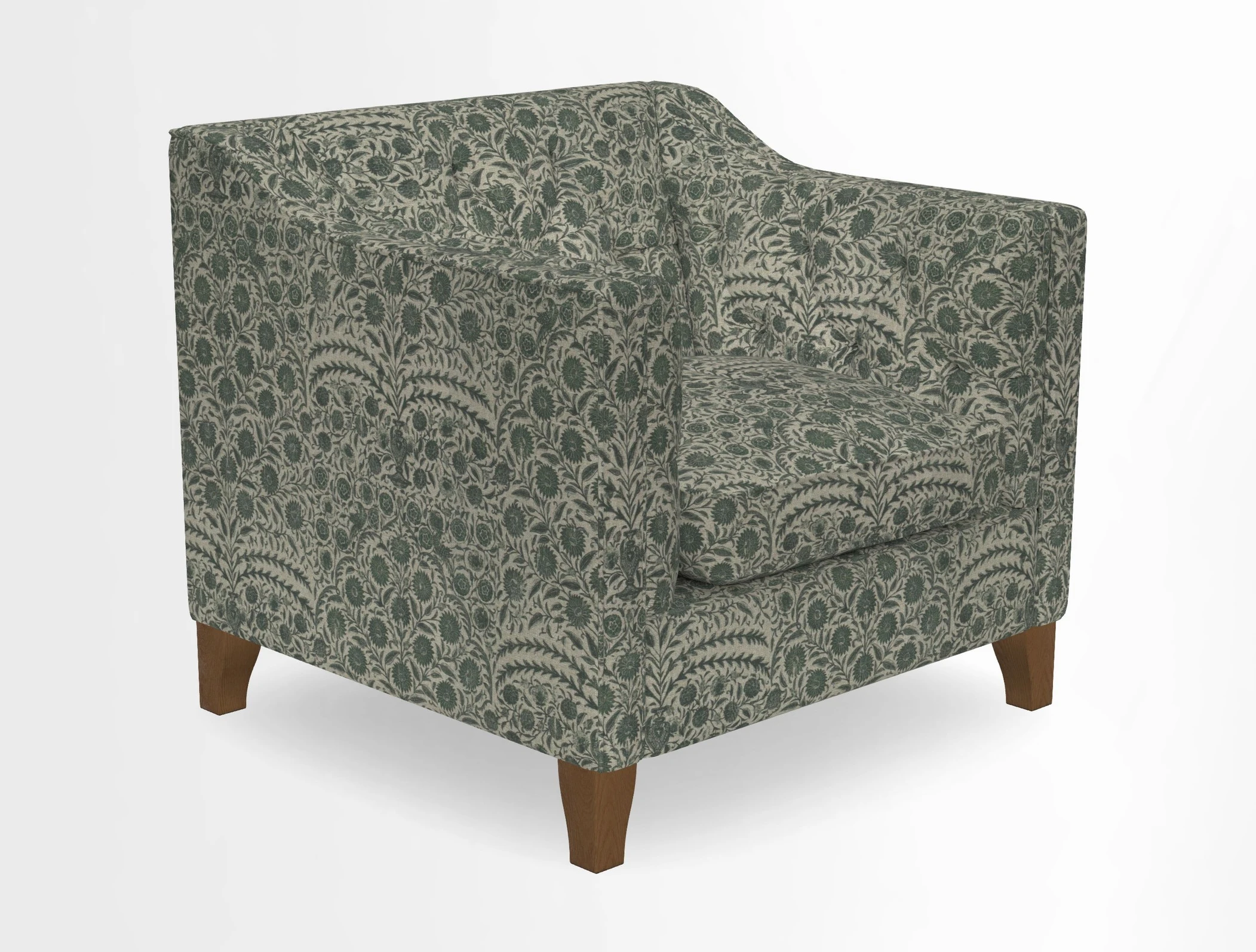 Haresfield Dipped Arm Chair in Two Tone Plain Biscuit