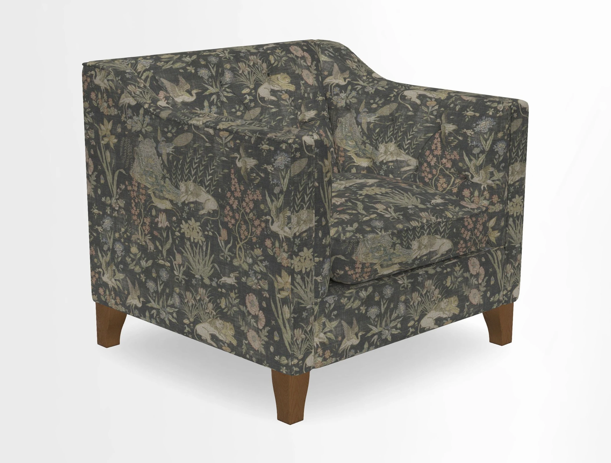 Haresfield Dipped Arm Chair in Two Tone Plain Biscuit