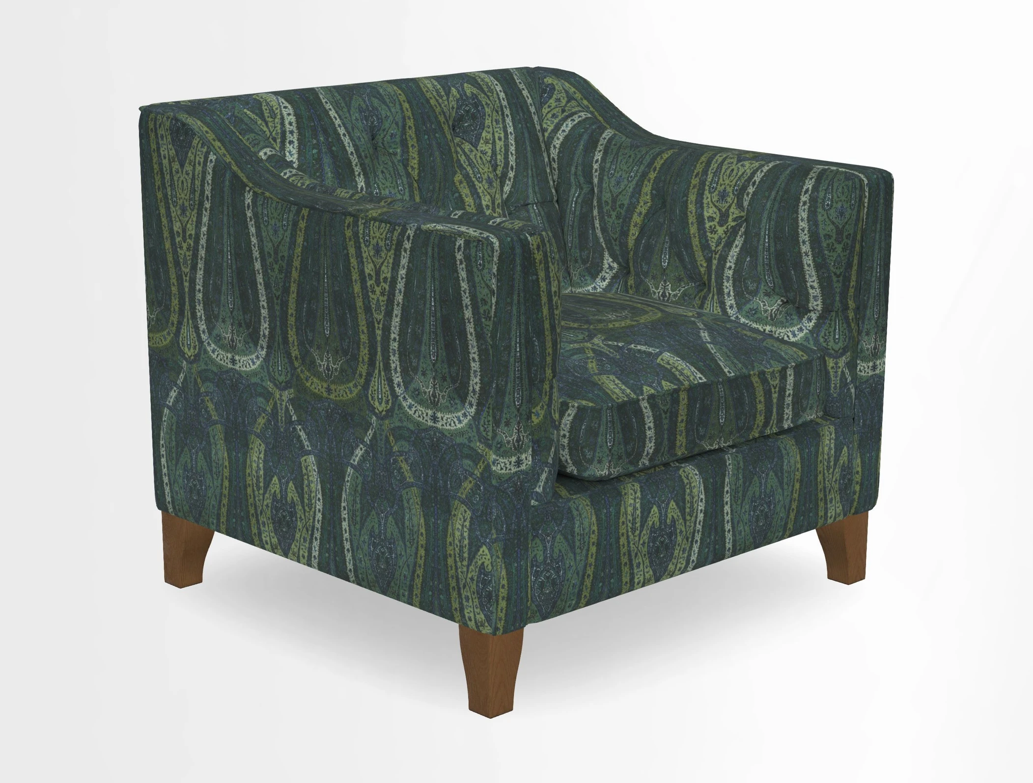 Haresfield Dipped Arm Chair in Two Tone Plain Biscuit
