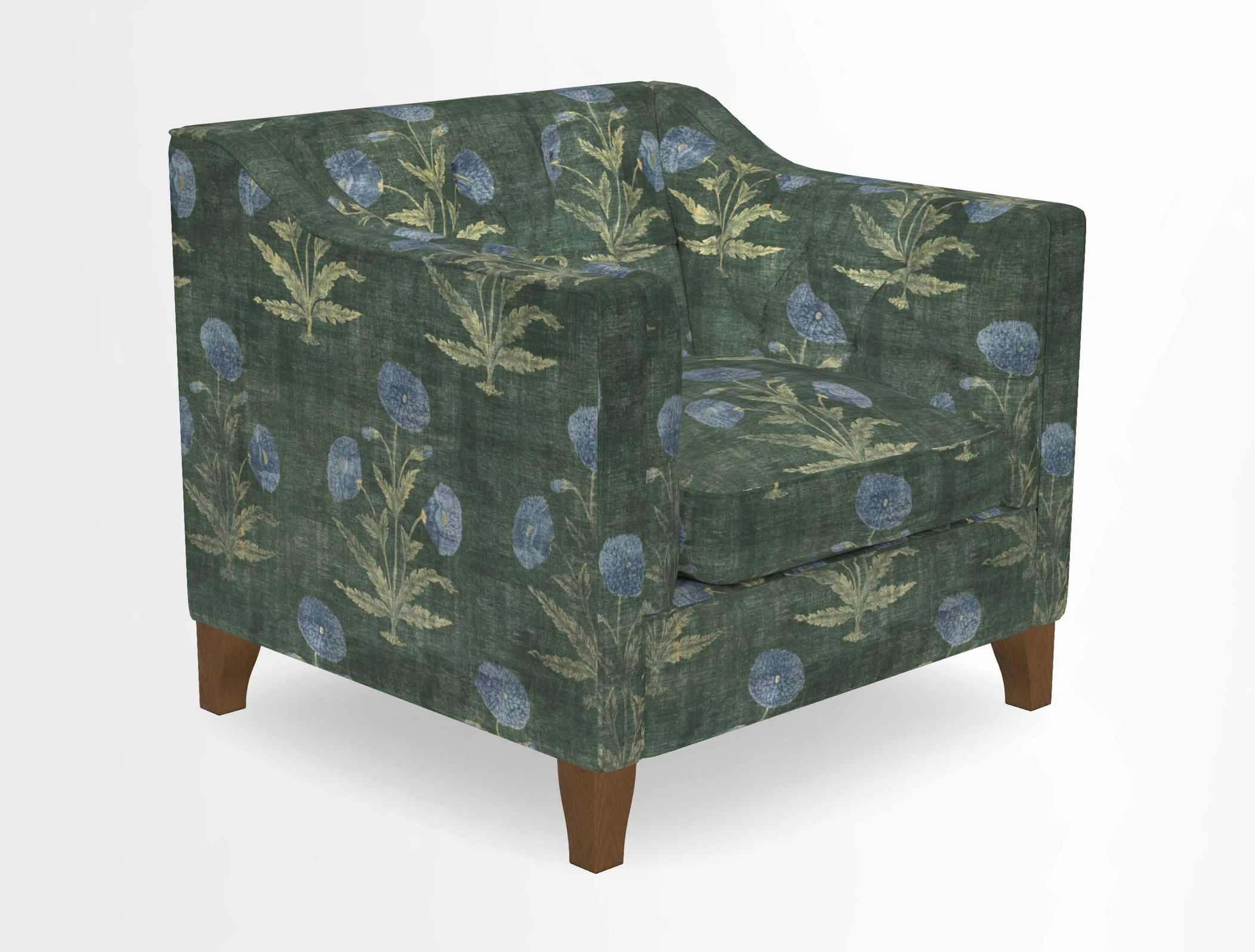 Haresfield Dipped Arm Chair in Two Tone Plain Biscuit