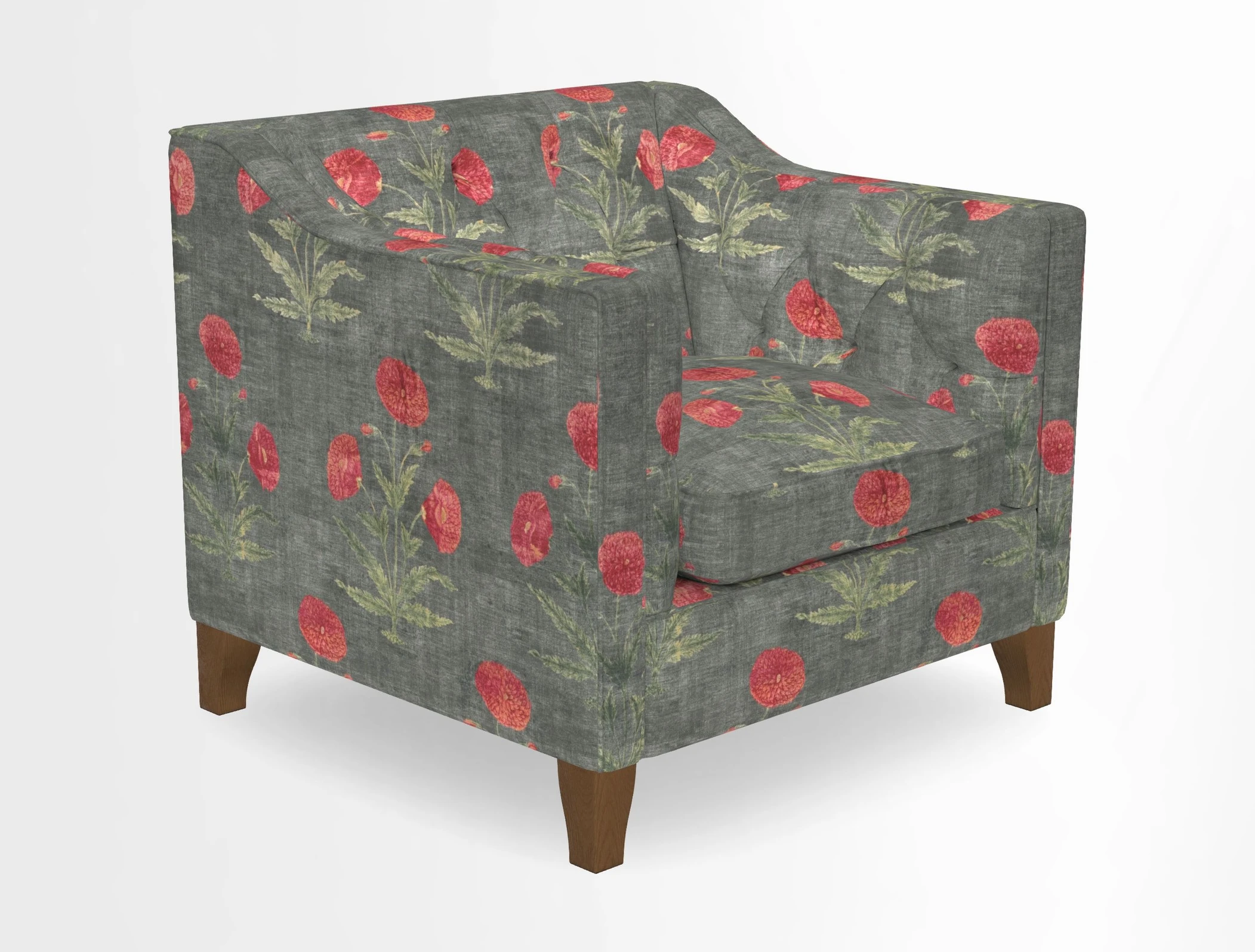 Haresfield Dipped Arm Chair in Two Tone Plain Biscuit