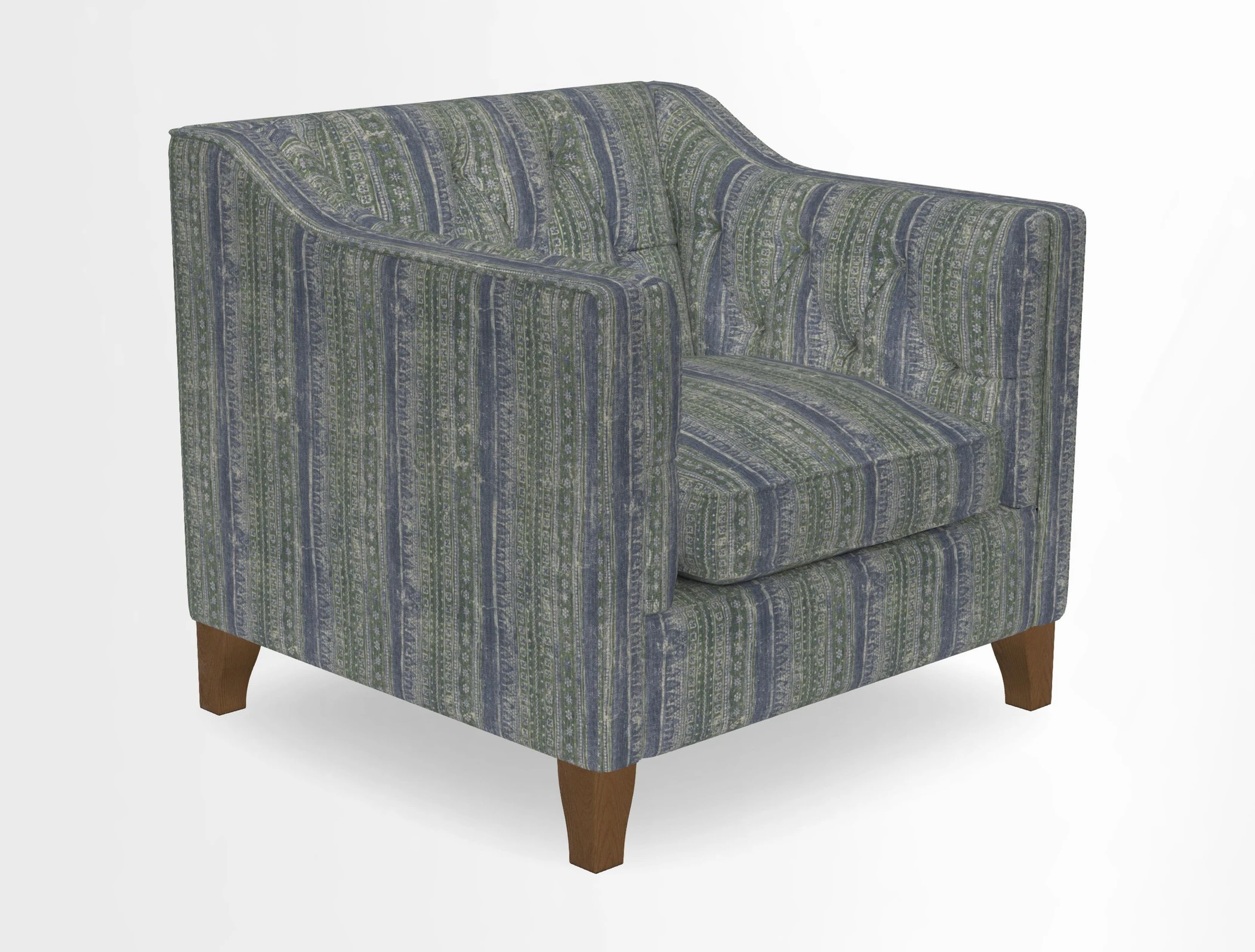 Haresfield Dipped Arm Chair in Two Tone Plain Biscuit