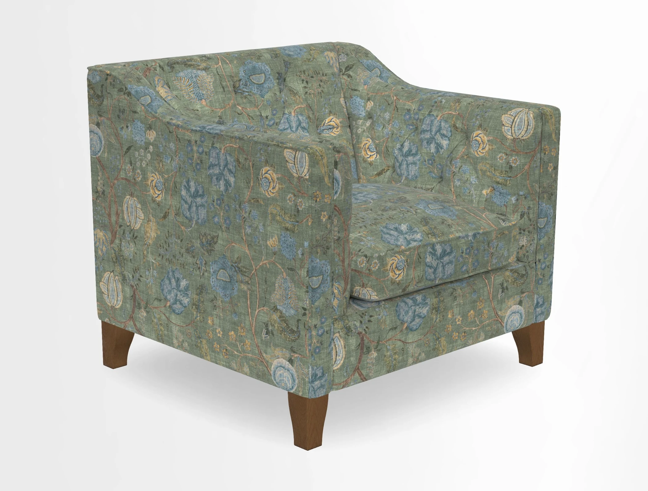 Haresfield Dipped Arm Chair in Two Tone Plain Biscuit