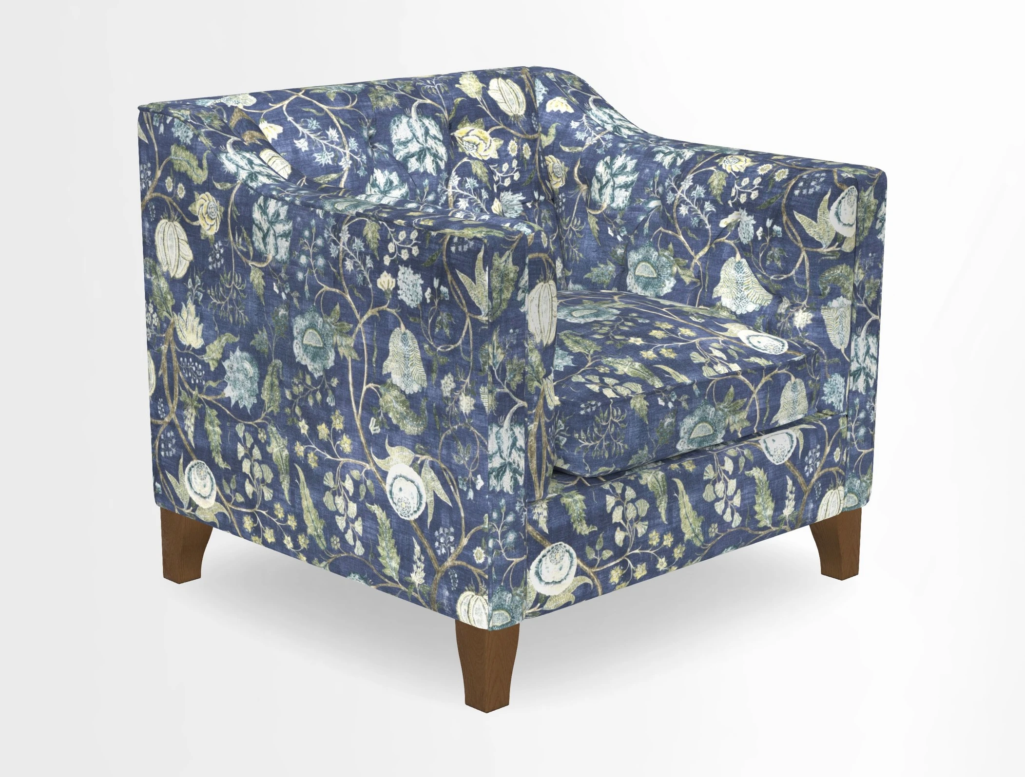 Haresfield Dipped Arm Chair in Two Tone Plain Biscuit