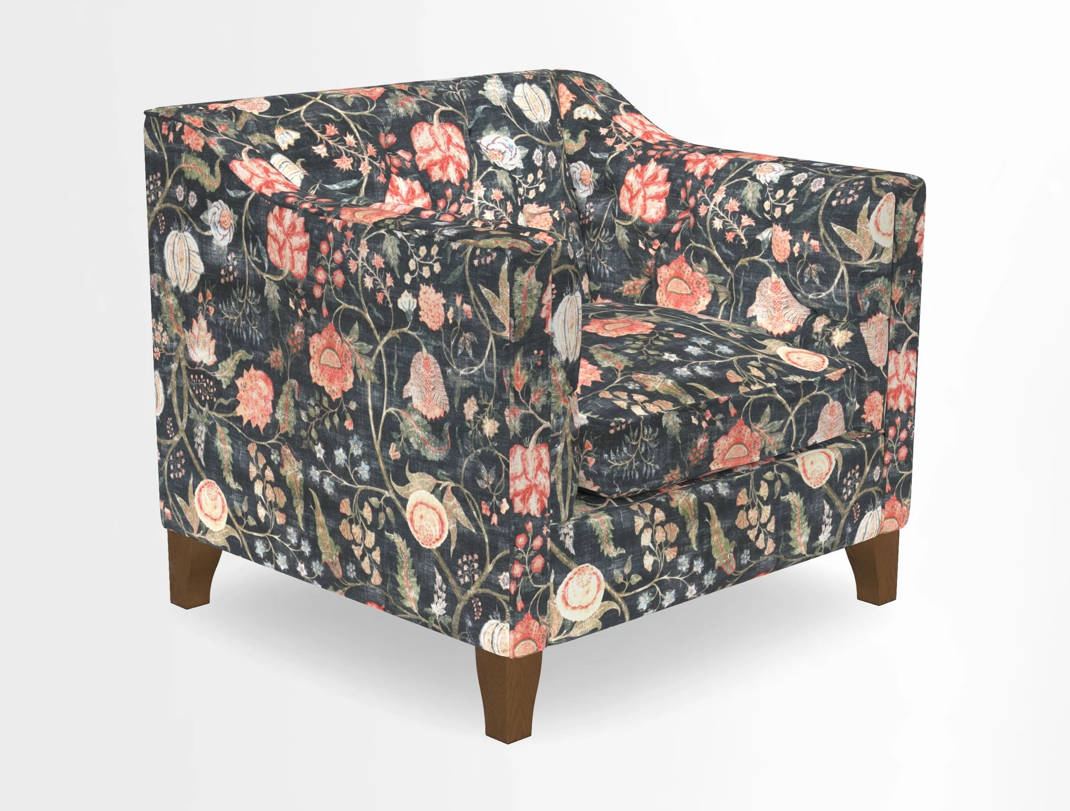 Haresfield Dipped Arm Chair in Two Tone Plain Biscuit