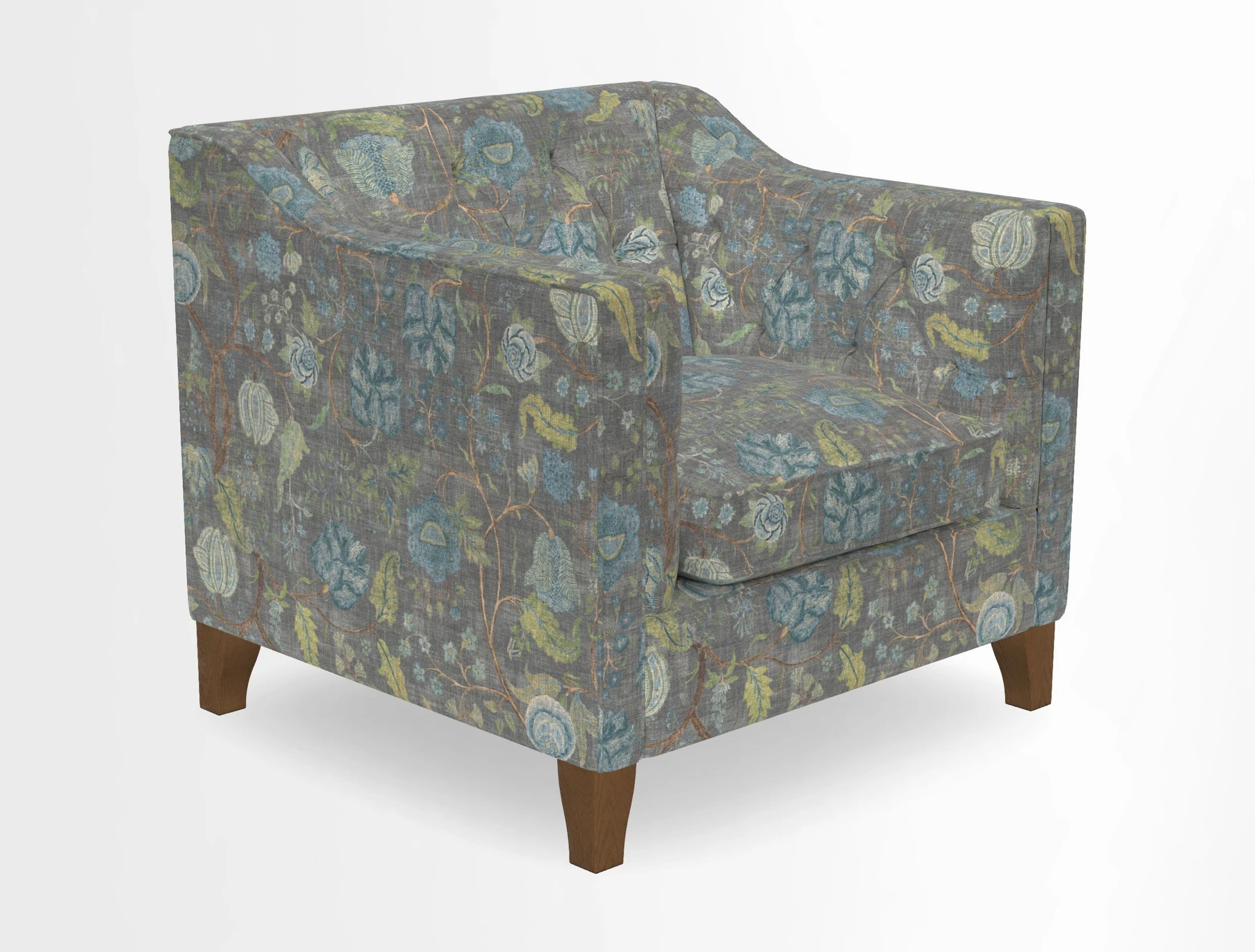 Haresfield Dipped Arm Chair in Two Tone Plain Biscuit