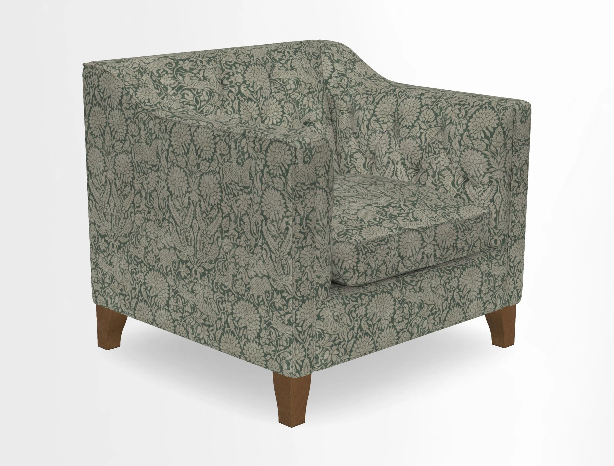 Haresfield Dipped Arm Chair in Two Tone Plain Biscuit