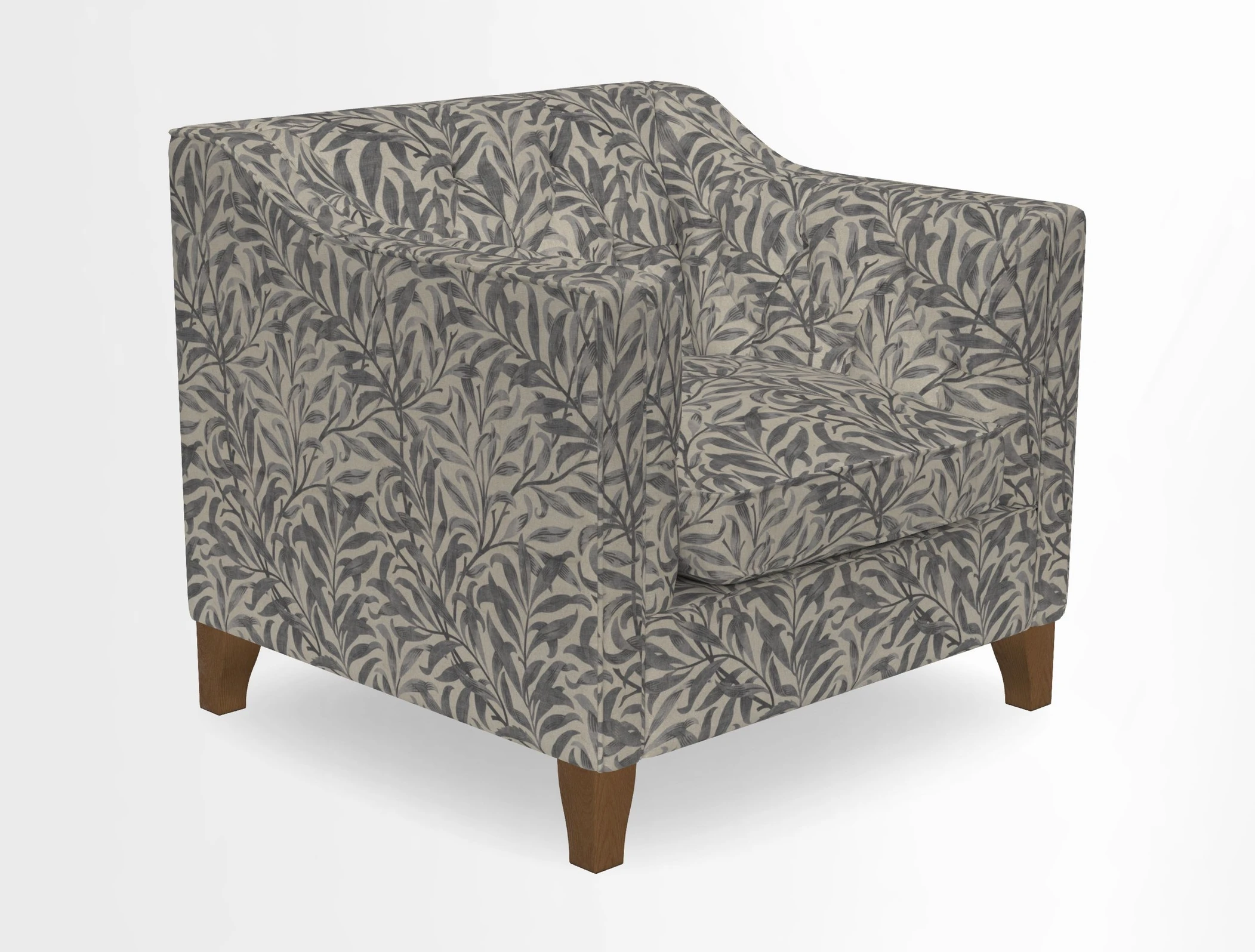 Haresfield Dipped Arm Chair in Two Tone Plain Biscuit