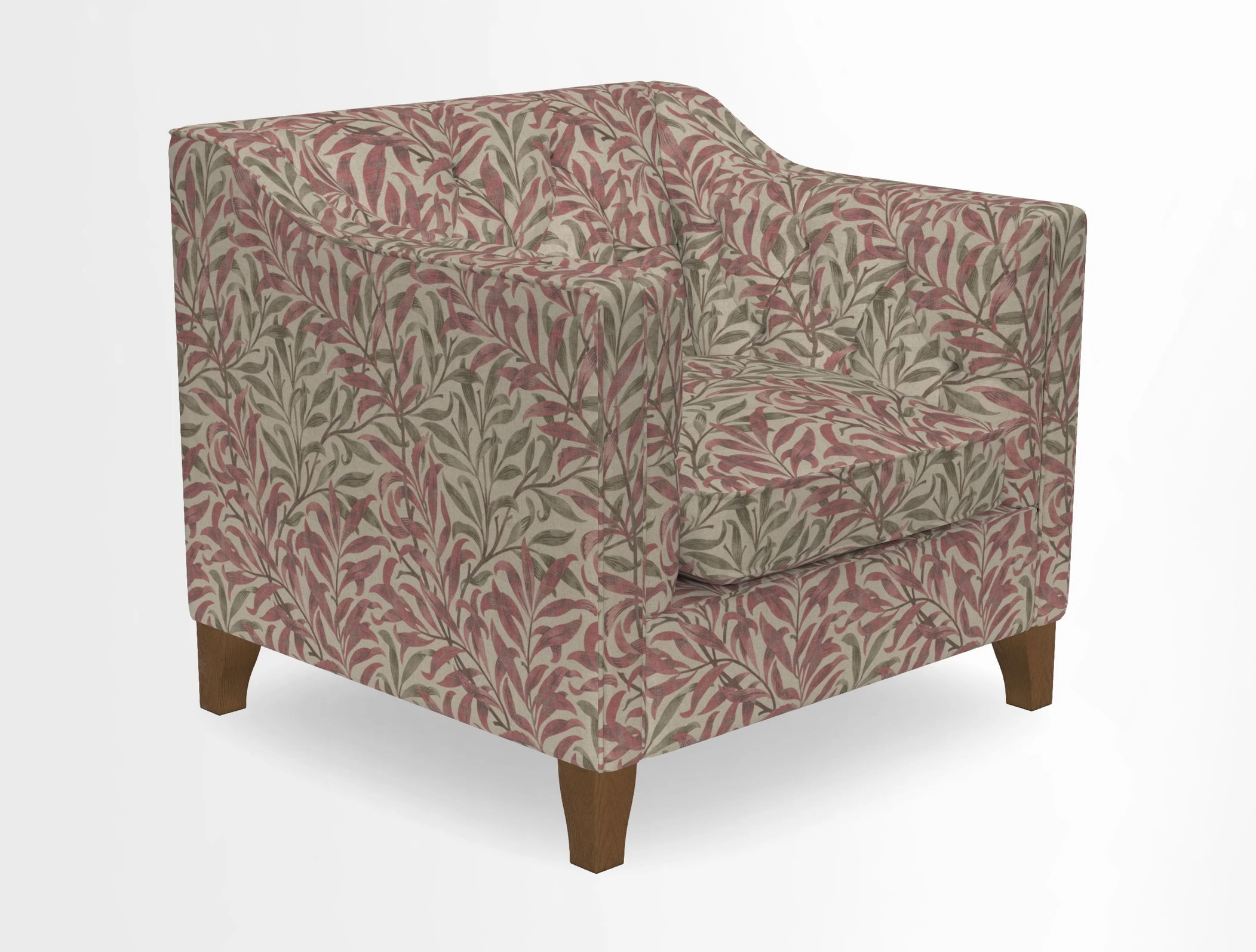 Haresfield Dipped Arm Chair in Two Tone Plain Biscuit