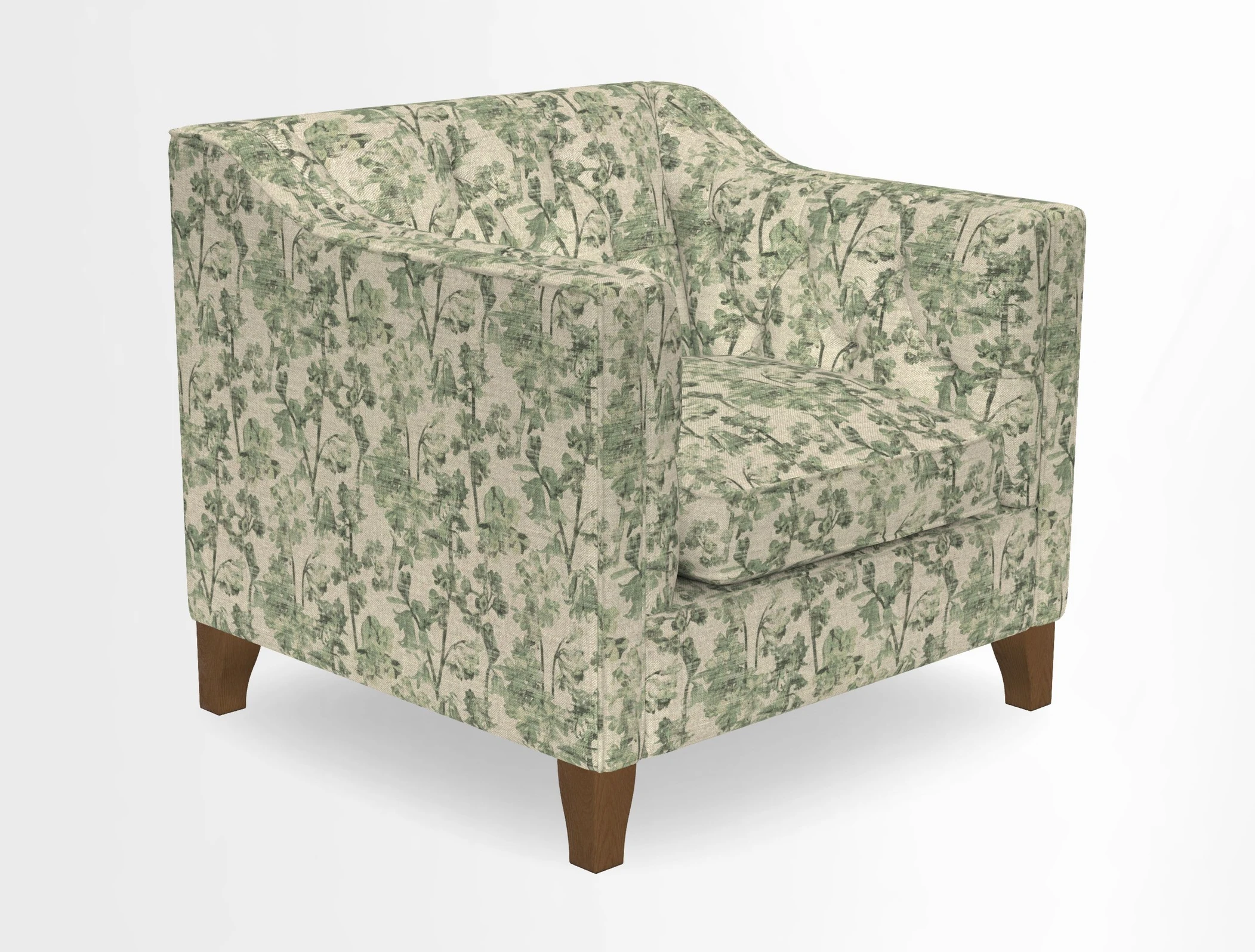 Haresfield Dipped Arm Chair in Two Tone Plain Biscuit