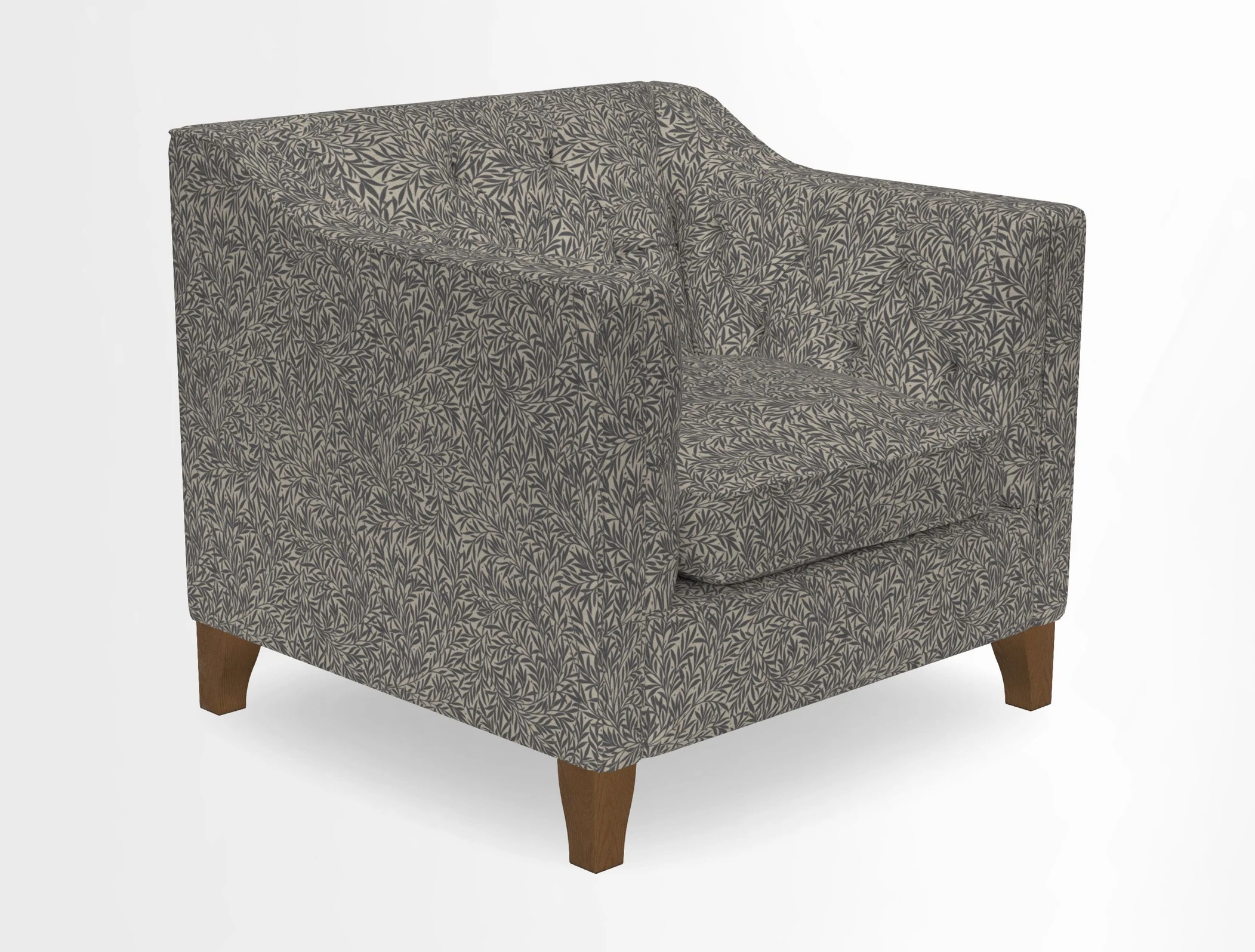 Haresfield Dipped Arm Chair in Two Tone Plain Biscuit