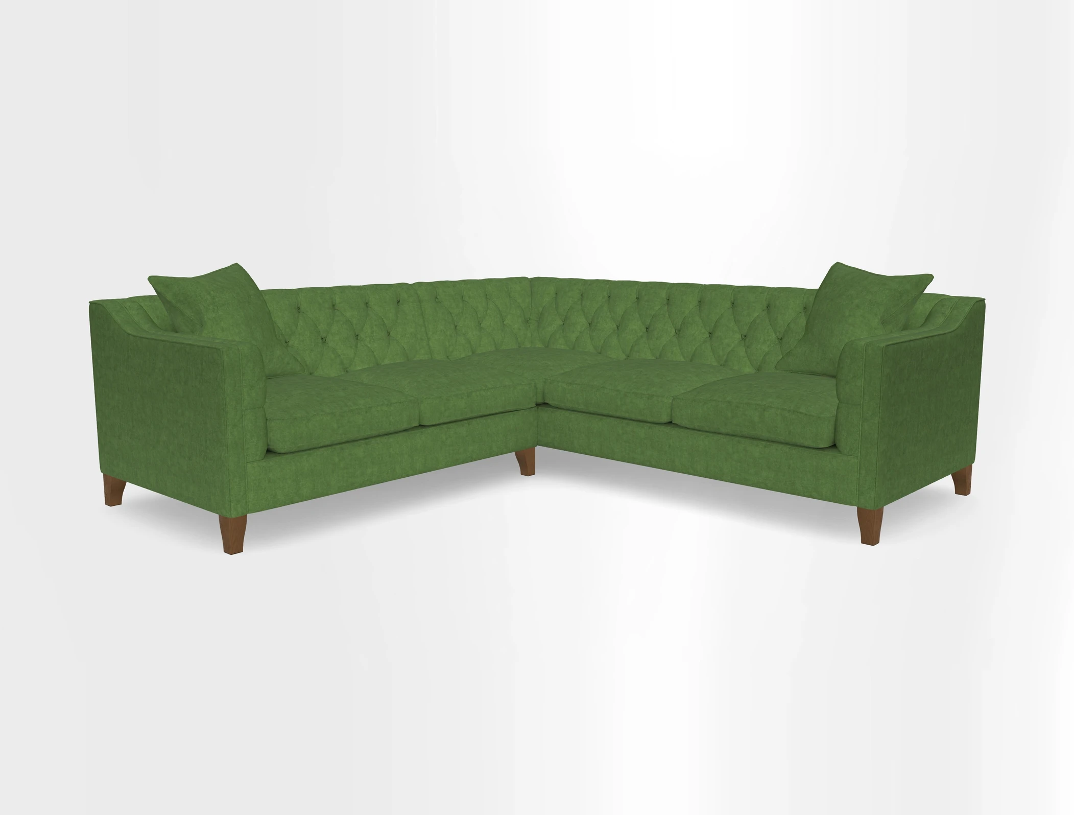 Haresfield Dipped Arm Corner Group LHF & RHF in Two Tone Plain Biscuit