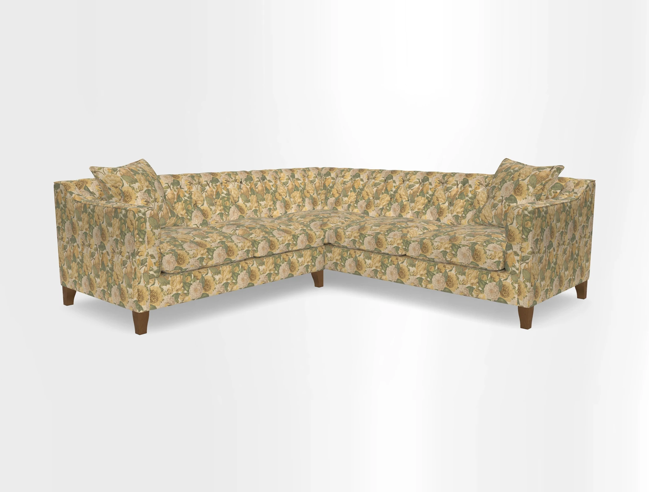 Haresfield Dipped Arm Corner Group LHF & RHF in Two Tone Plain Biscuit