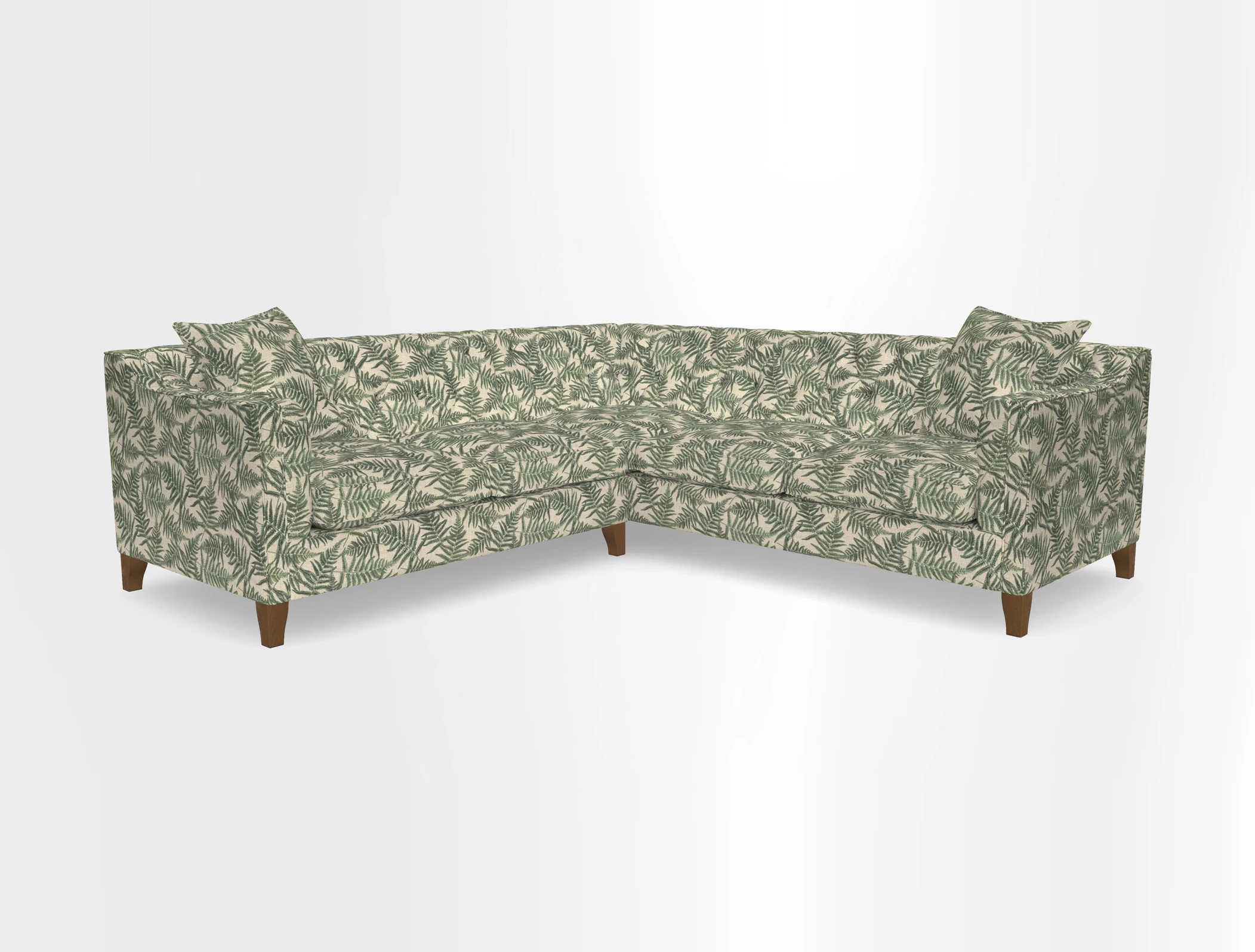 Haresfield Dipped Arm Corner Group LHF & RHF in Two Tone Plain Biscuit