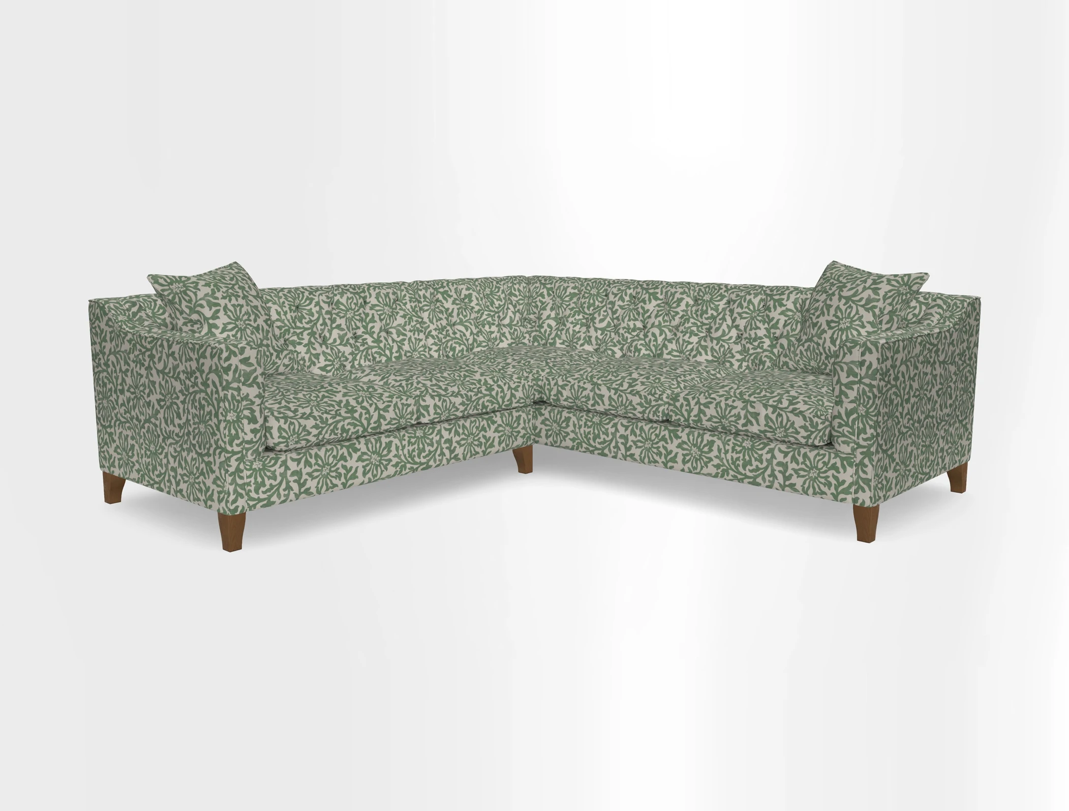 Haresfield Dipped Arm Corner Group LHF & RHF in Two Tone Plain Biscuit