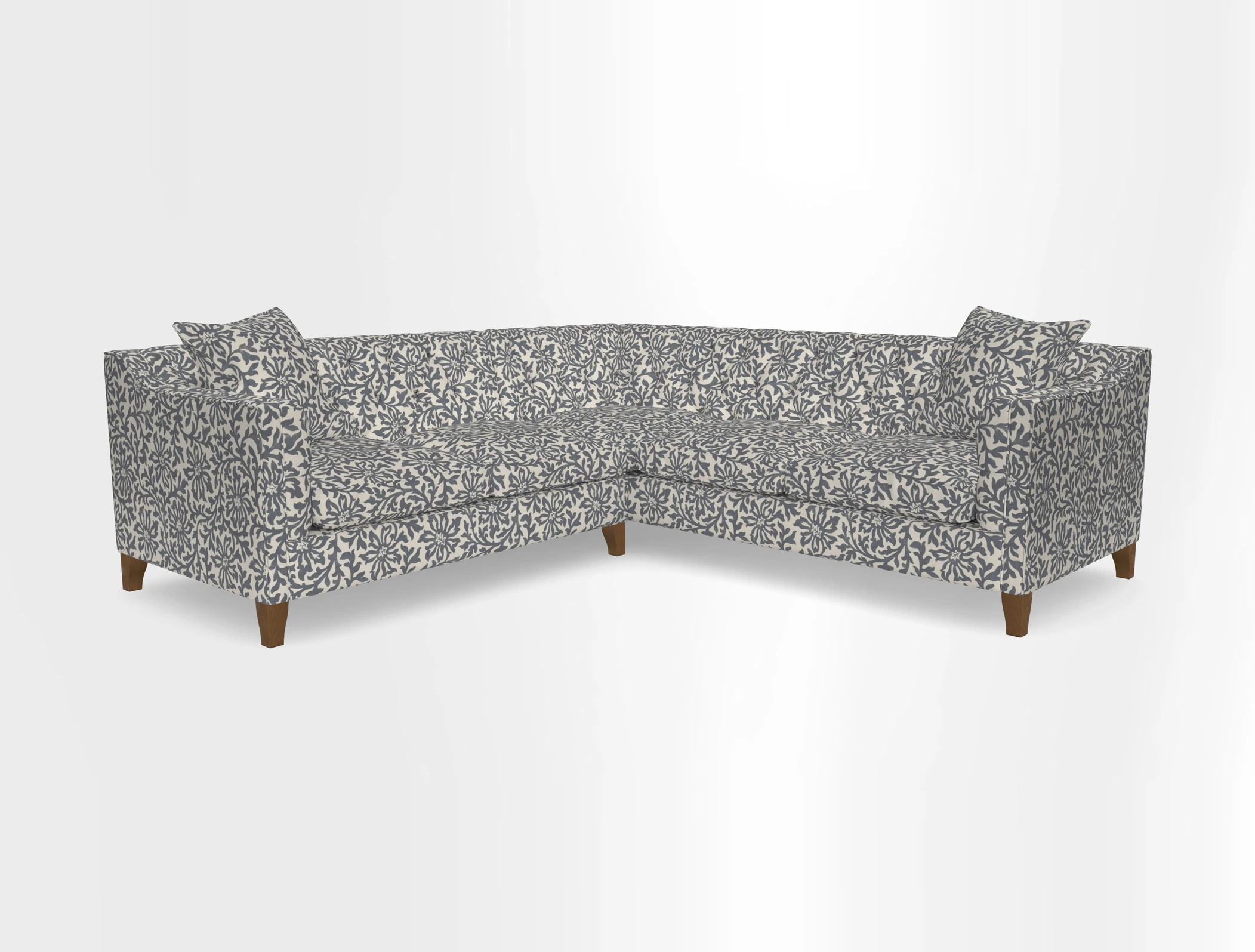 Haresfield Dipped Arm Corner Group LHF & RHF in Two Tone Plain Biscuit