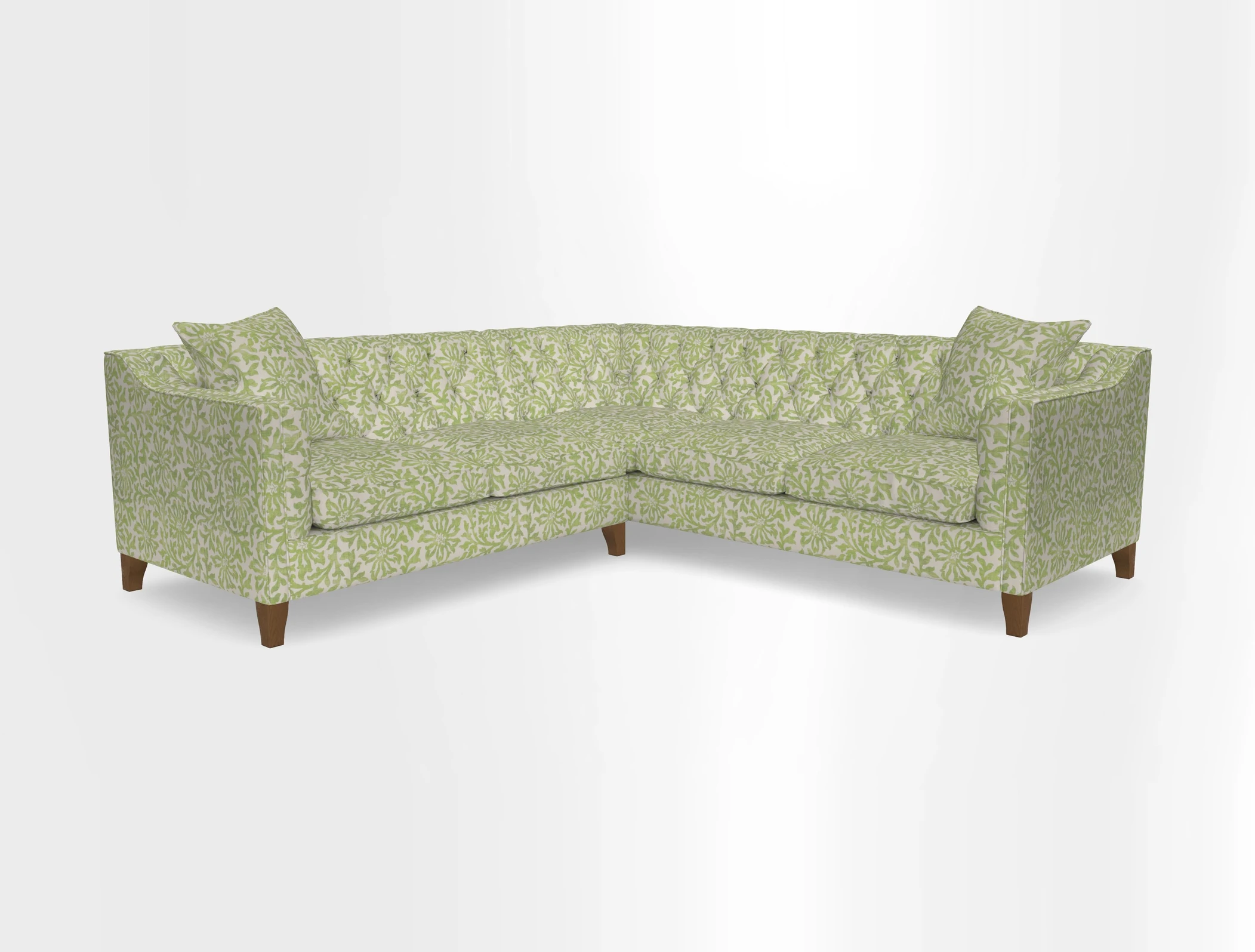Haresfield Dipped Arm Corner Group LHF & RHF in Two Tone Plain Biscuit