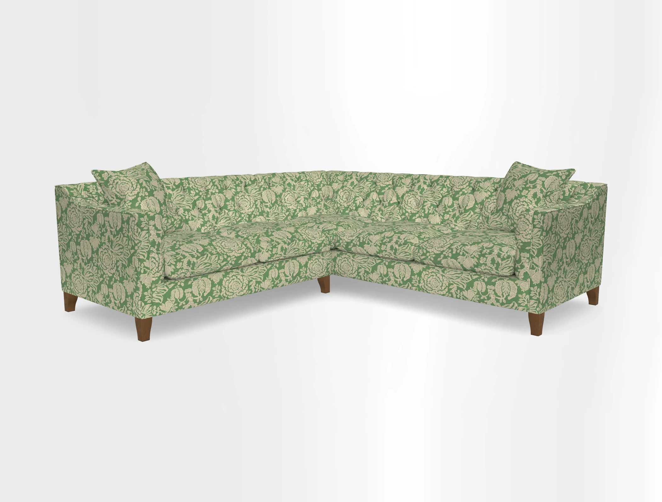 Haresfield Dipped Arm Corner Group LHF & RHF in Two Tone Plain Biscuit