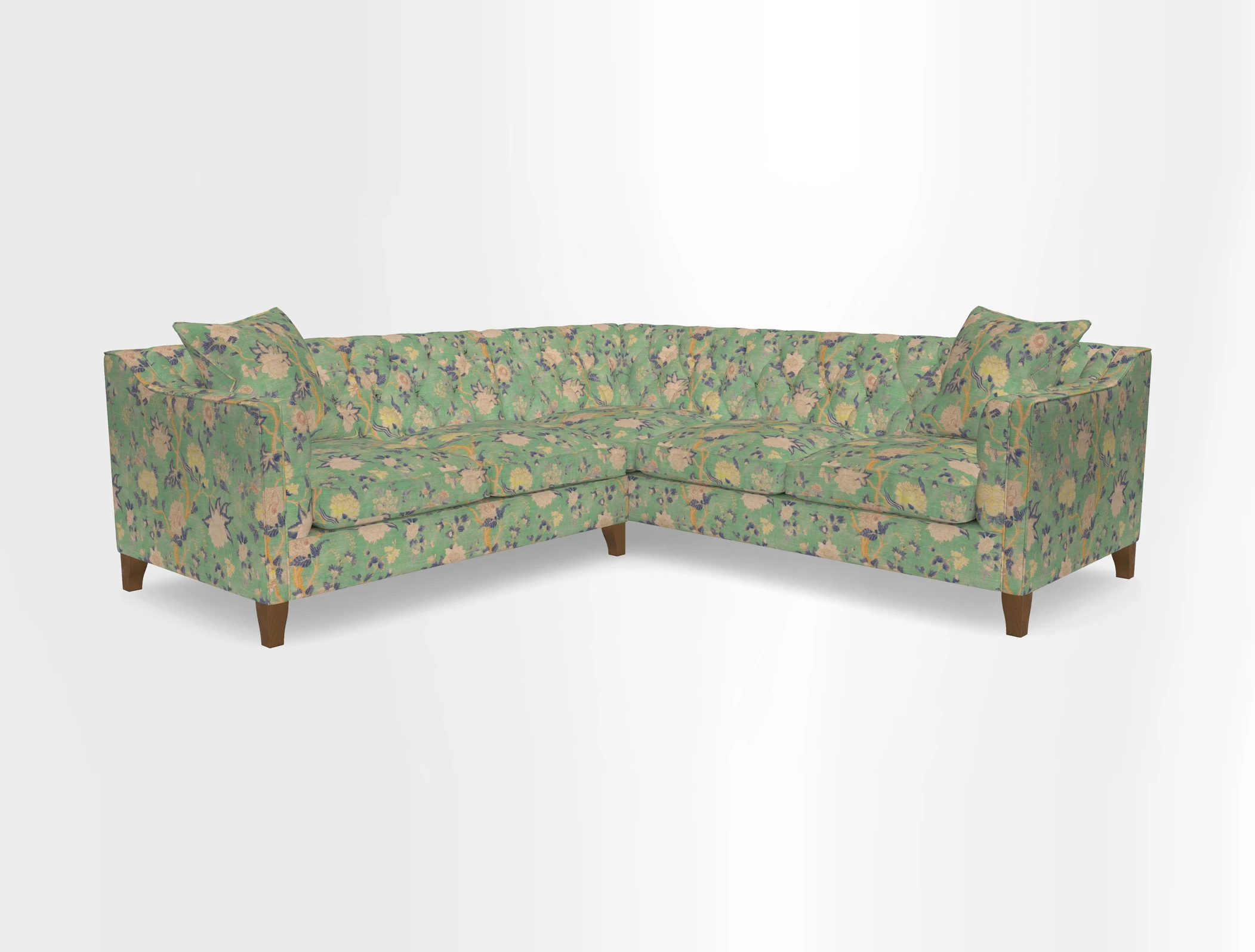 Haresfield Dipped Arm Corner Group LHF & RHF in Two Tone Plain Biscuit