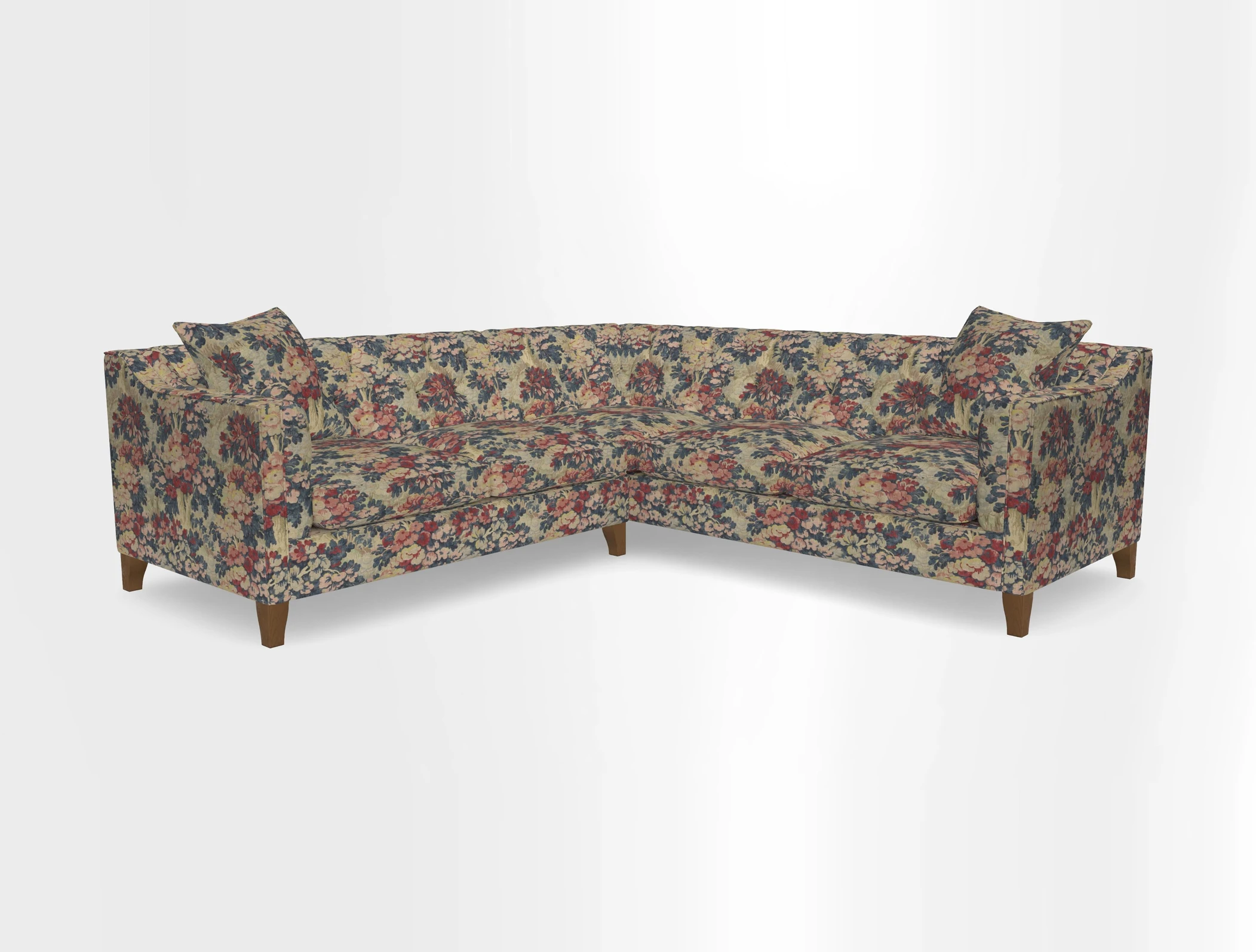 Haresfield Dipped Arm Corner Group LHF & RHF in Two Tone Plain Biscuit
