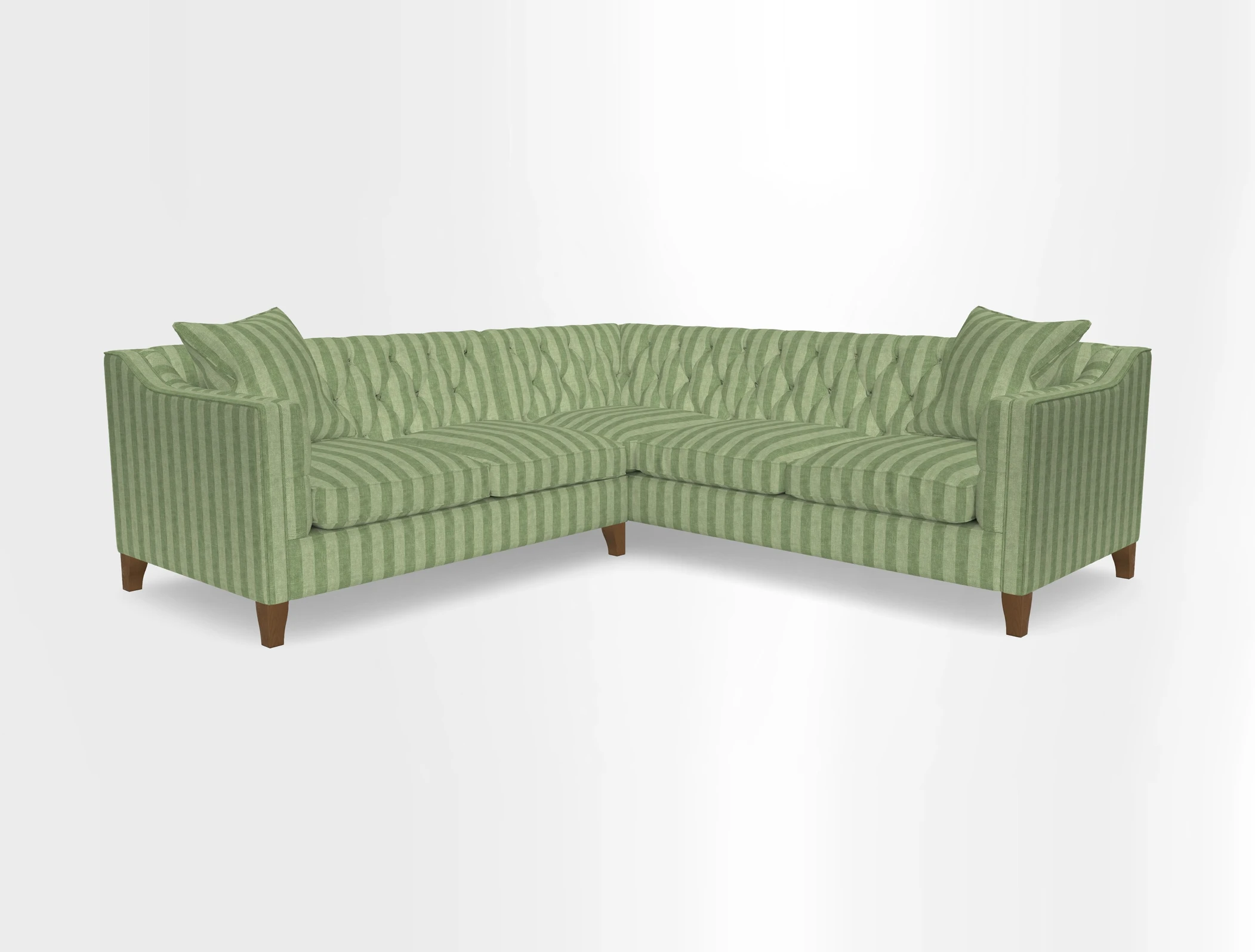 Haresfield Dipped Arm Corner Group LHF & RHF in Two Tone Plain Biscuit