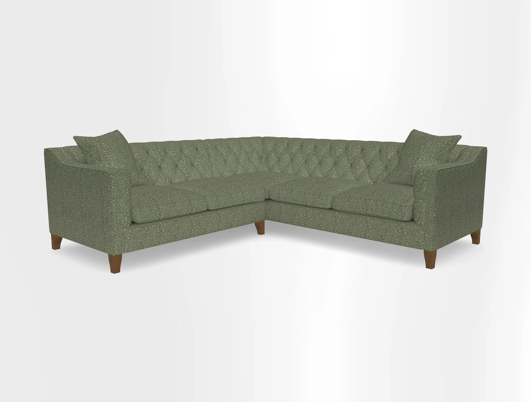 Haresfield Dipped Arm Corner Group LHF & RHF in Two Tone Plain Biscuit