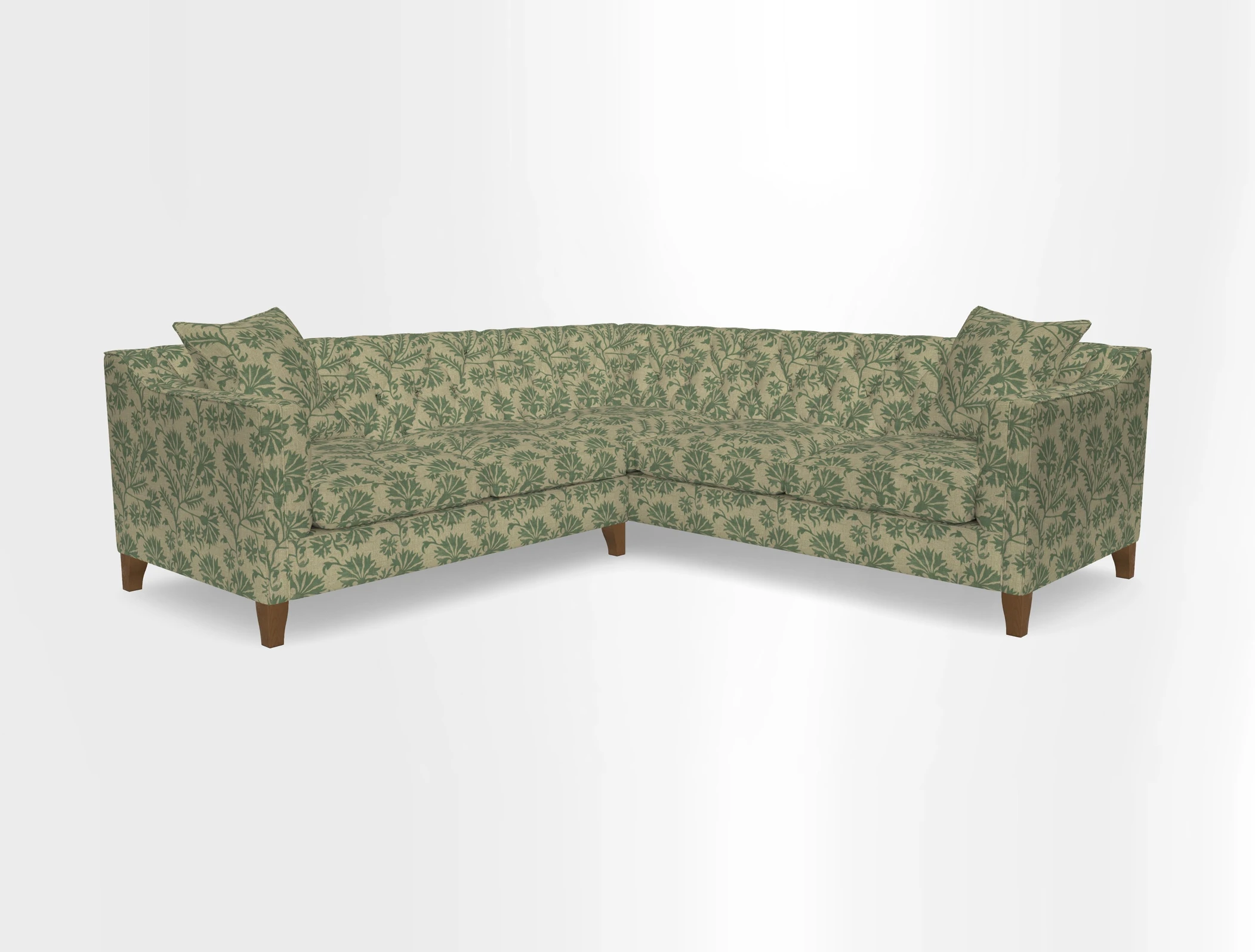 Haresfield Dipped Arm Corner Group LHF & RHF in Two Tone Plain Biscuit