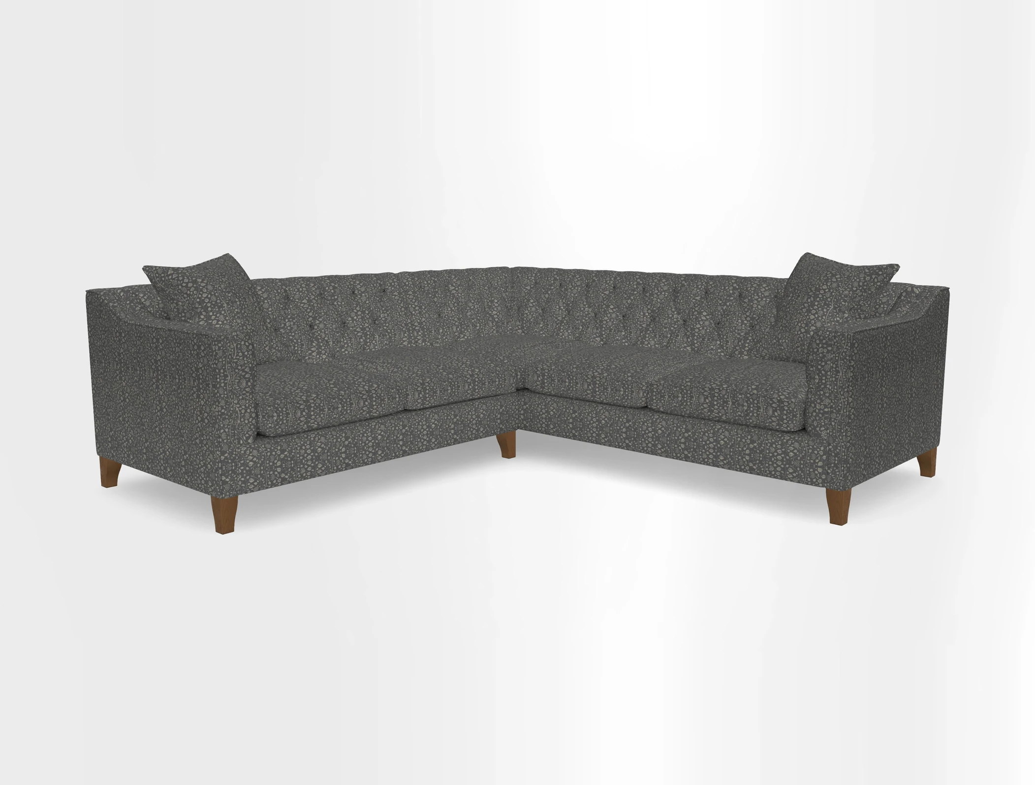 Haresfield Dipped Arm Corner Group LHF & RHF in Two Tone Plain Biscuit