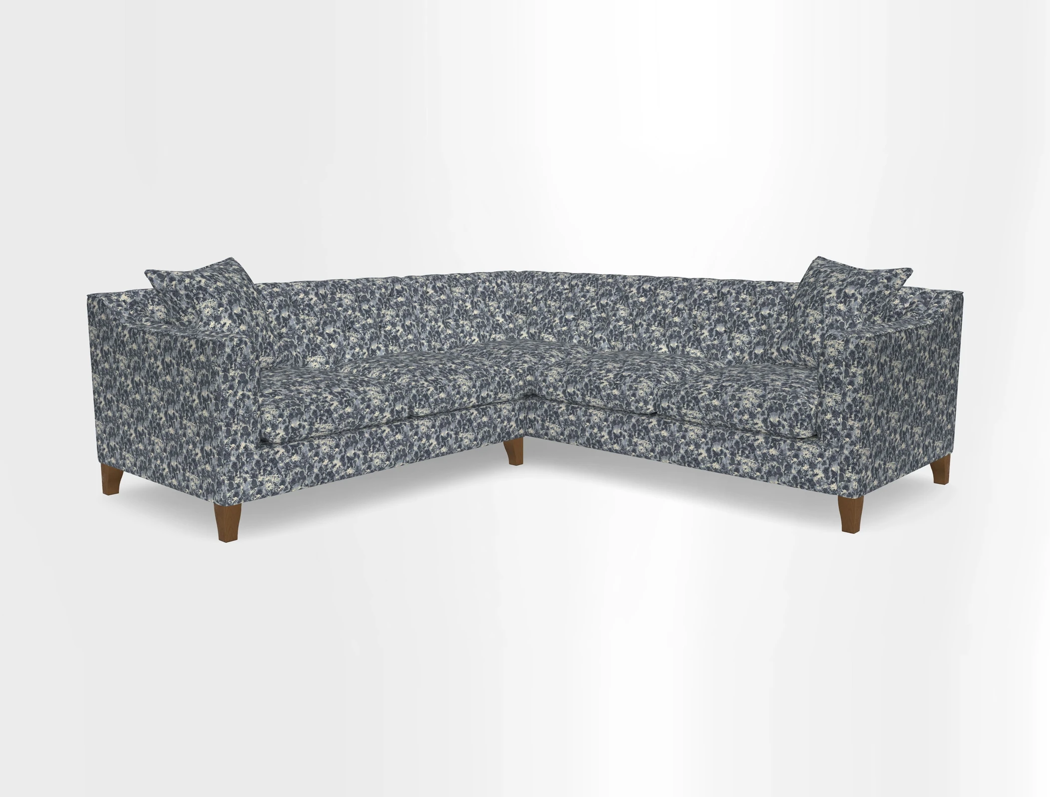 Haresfield Dipped Arm Corner Group LHF & RHF in Two Tone Plain Biscuit