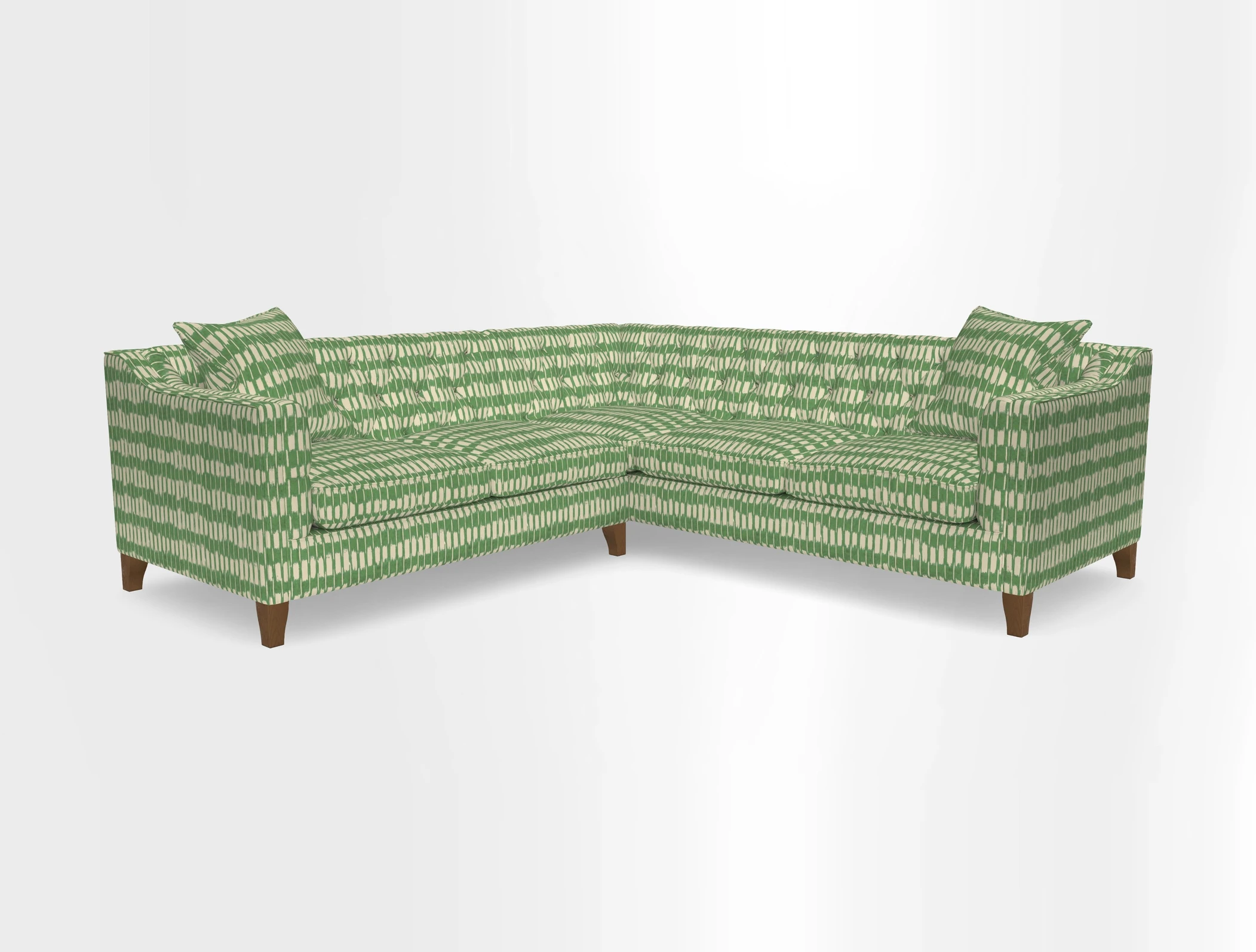 Haresfield Dipped Arm Corner Group LHF & RHF in Two Tone Plain Biscuit