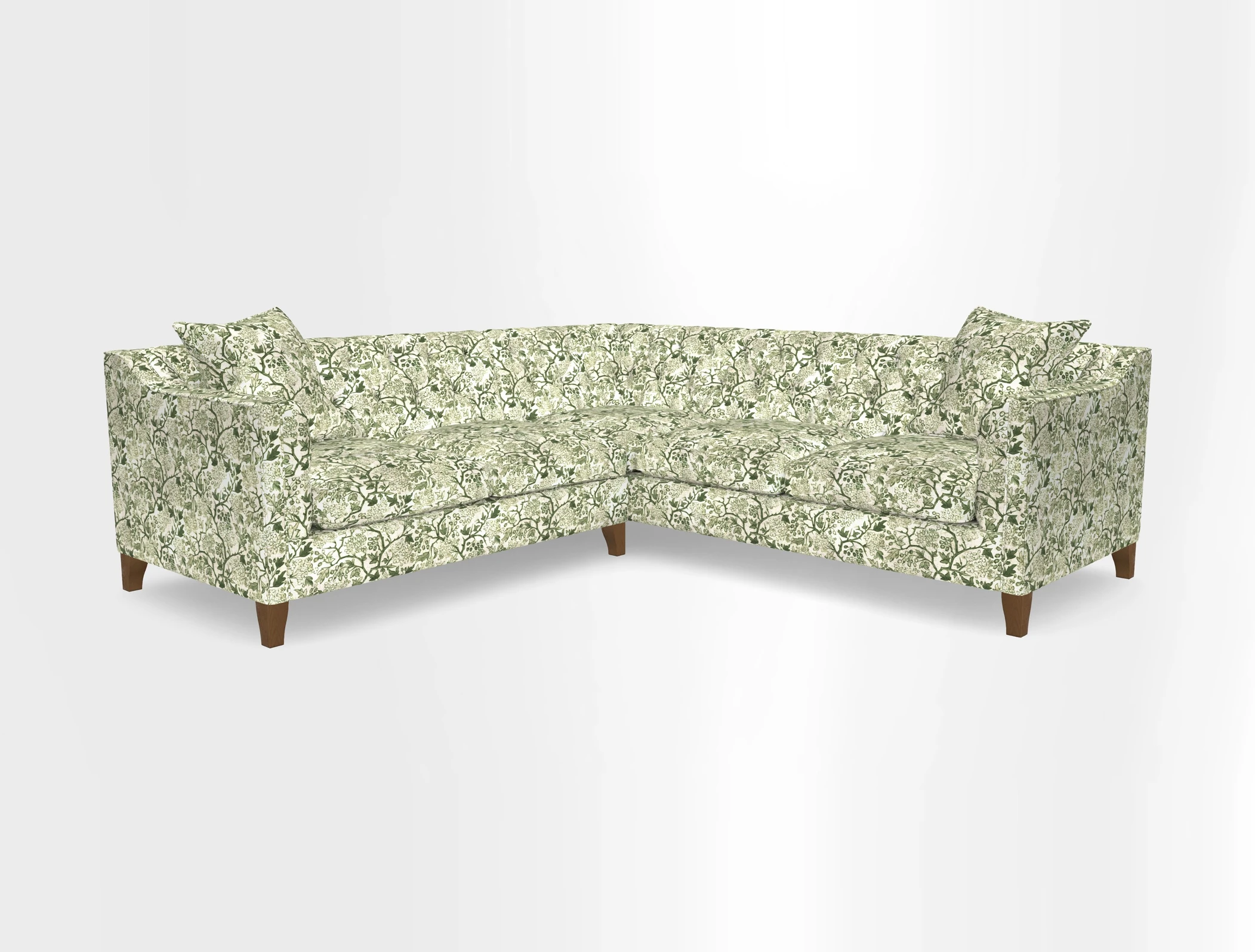 Haresfield Dipped Arm Corner Group LHF & RHF in Two Tone Plain Biscuit