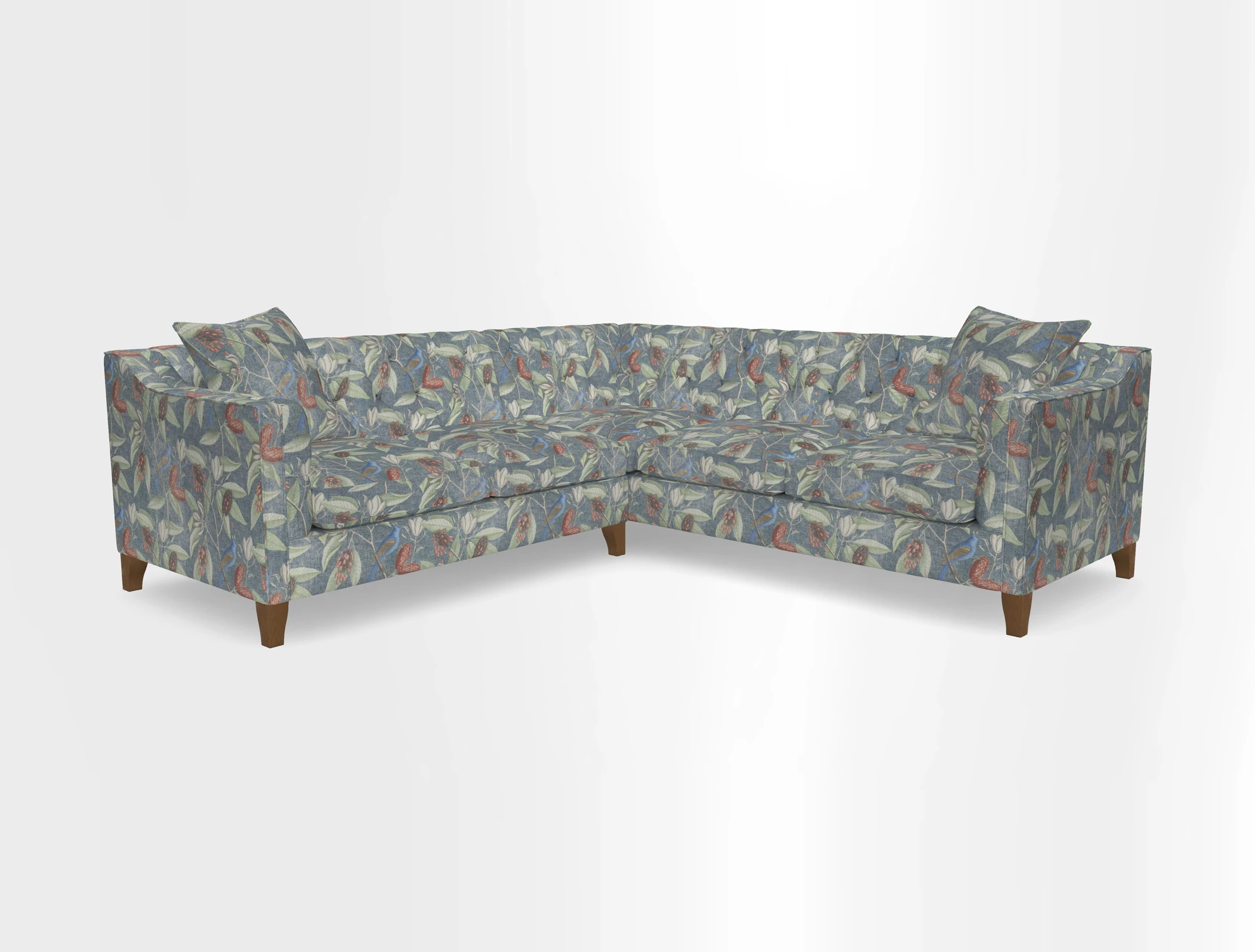 Haresfield Dipped Arm Corner Group LHF & RHF in Two Tone Plain Biscuit