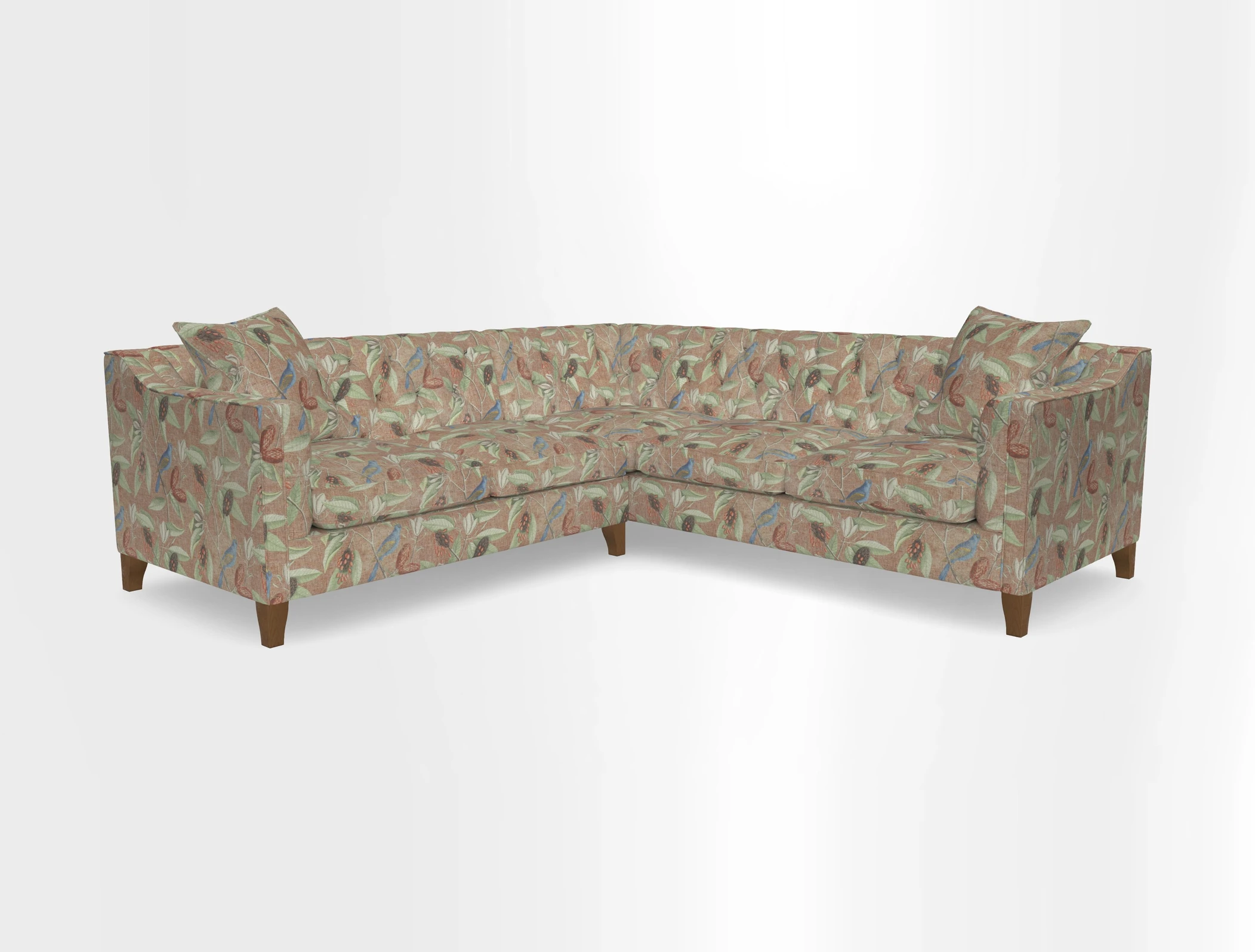 Haresfield Dipped Arm Corner Group LHF & RHF in Two Tone Plain Biscuit