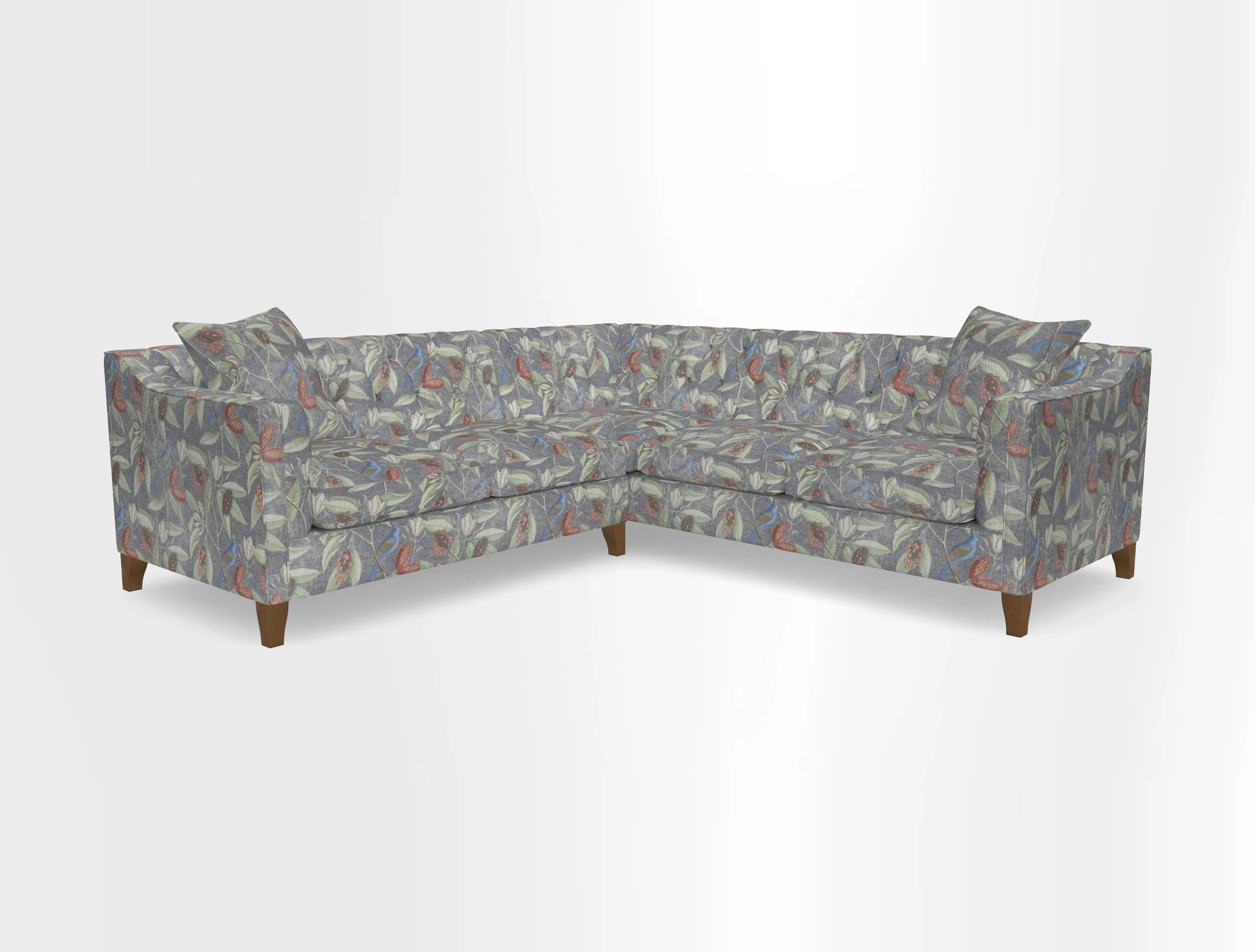 Haresfield Dipped Arm Corner Group LHF & RHF in Two Tone Plain Biscuit