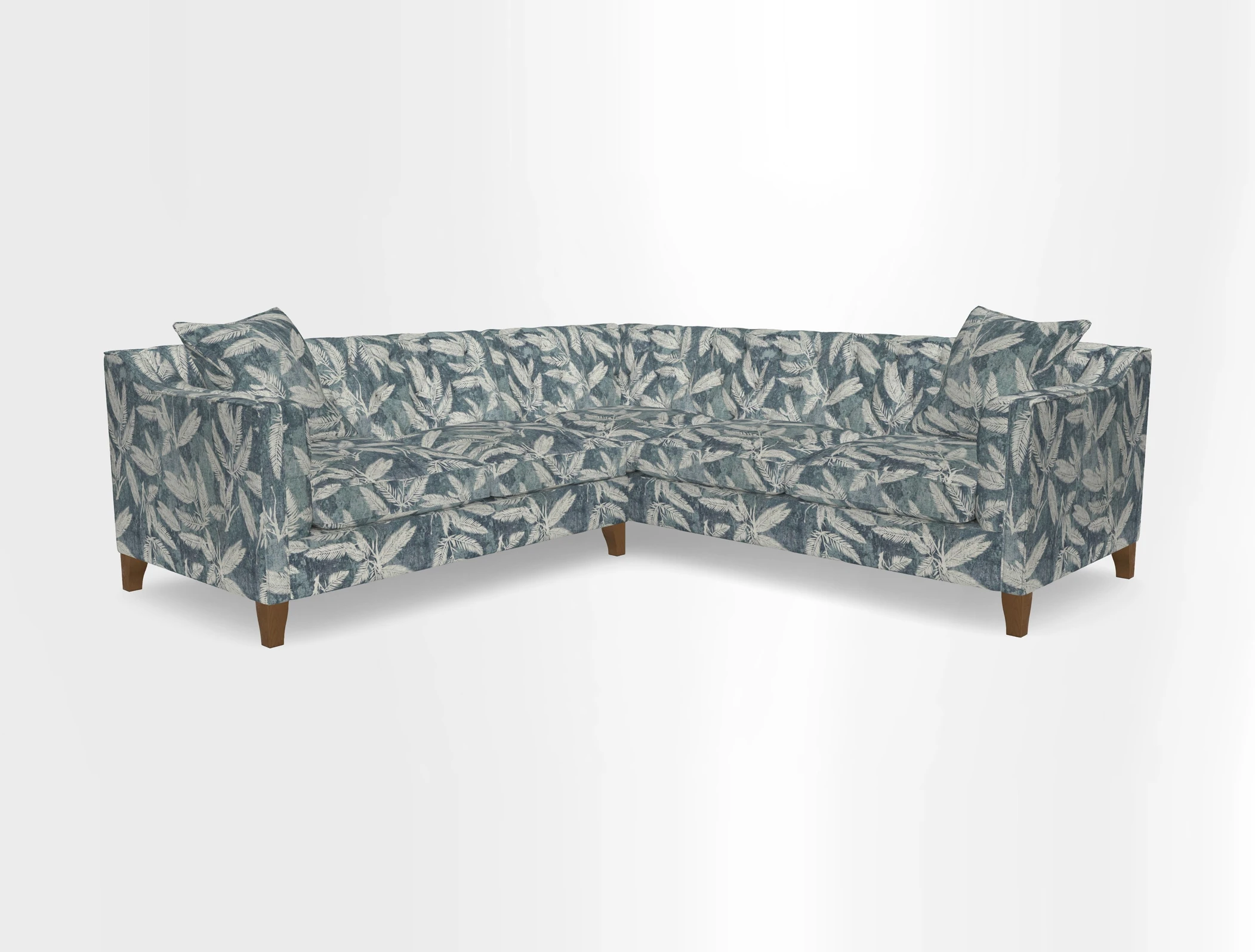 Haresfield Dipped Arm Corner Group LHF & RHF in Two Tone Plain Biscuit