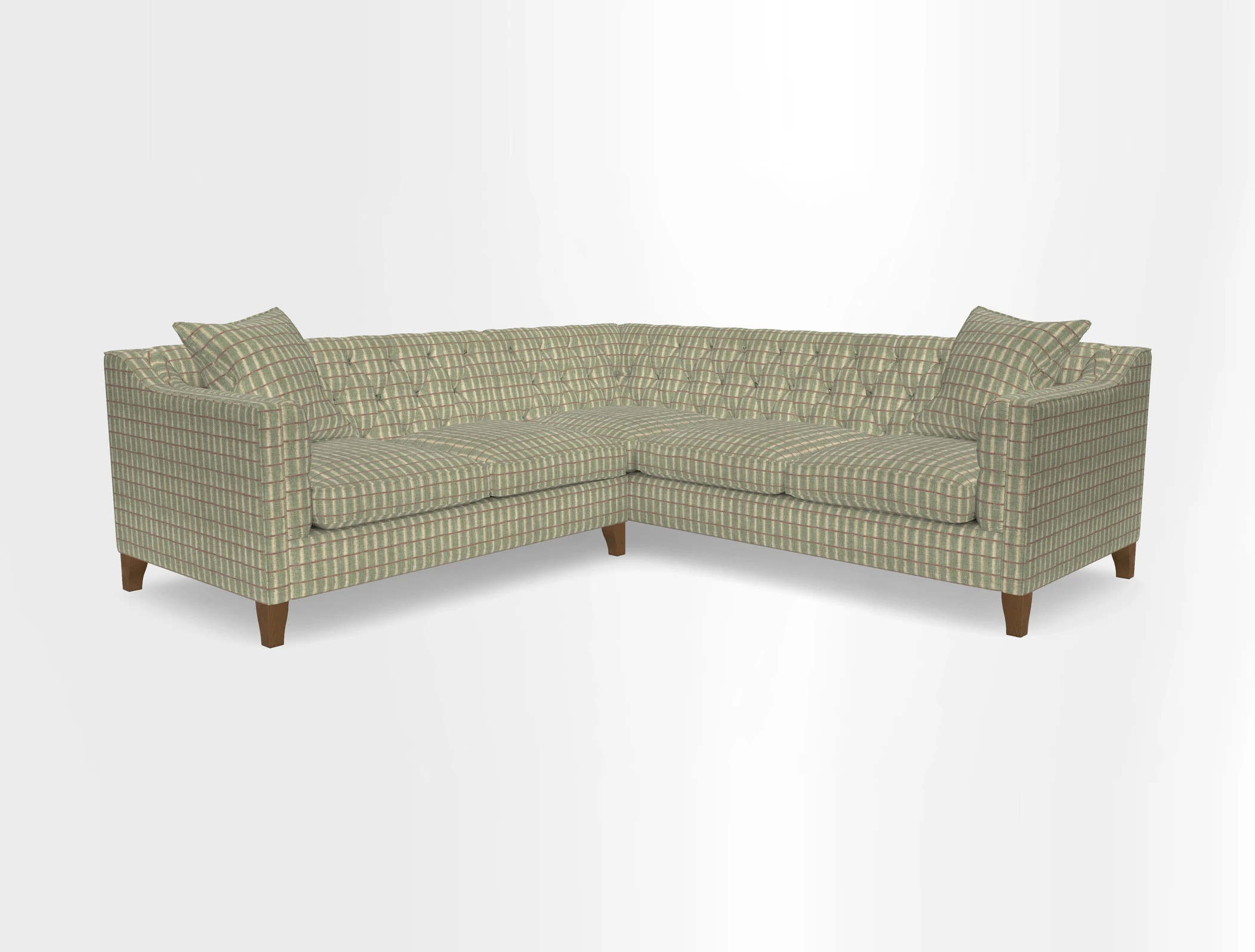 Haresfield Dipped Arm Corner Group LHF & RHF in Two Tone Plain Biscuit