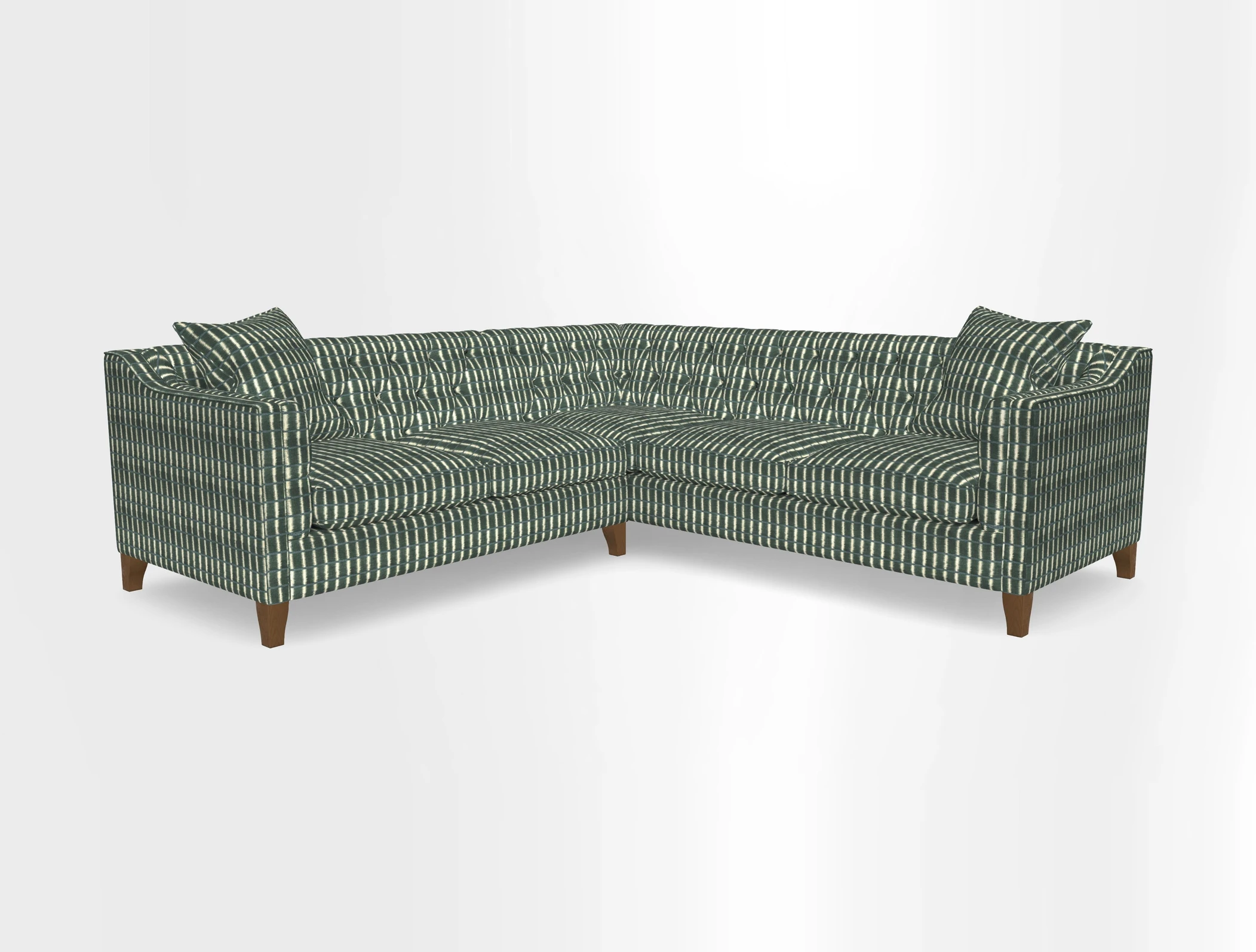 Haresfield Dipped Arm Corner Group LHF & RHF in Two Tone Plain Biscuit