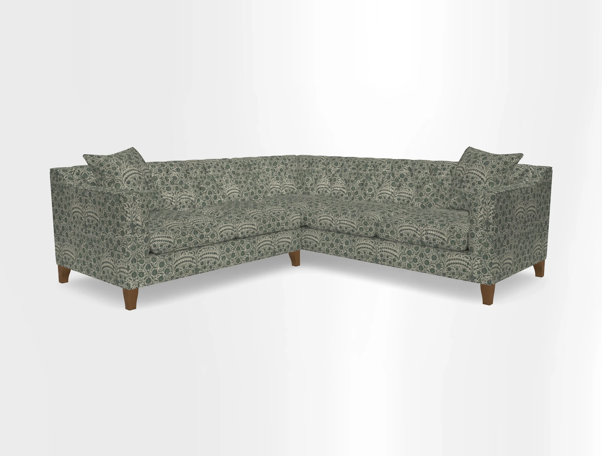 Haresfield Dipped Arm Corner Group LHF & RHF in Two Tone Plain Biscuit