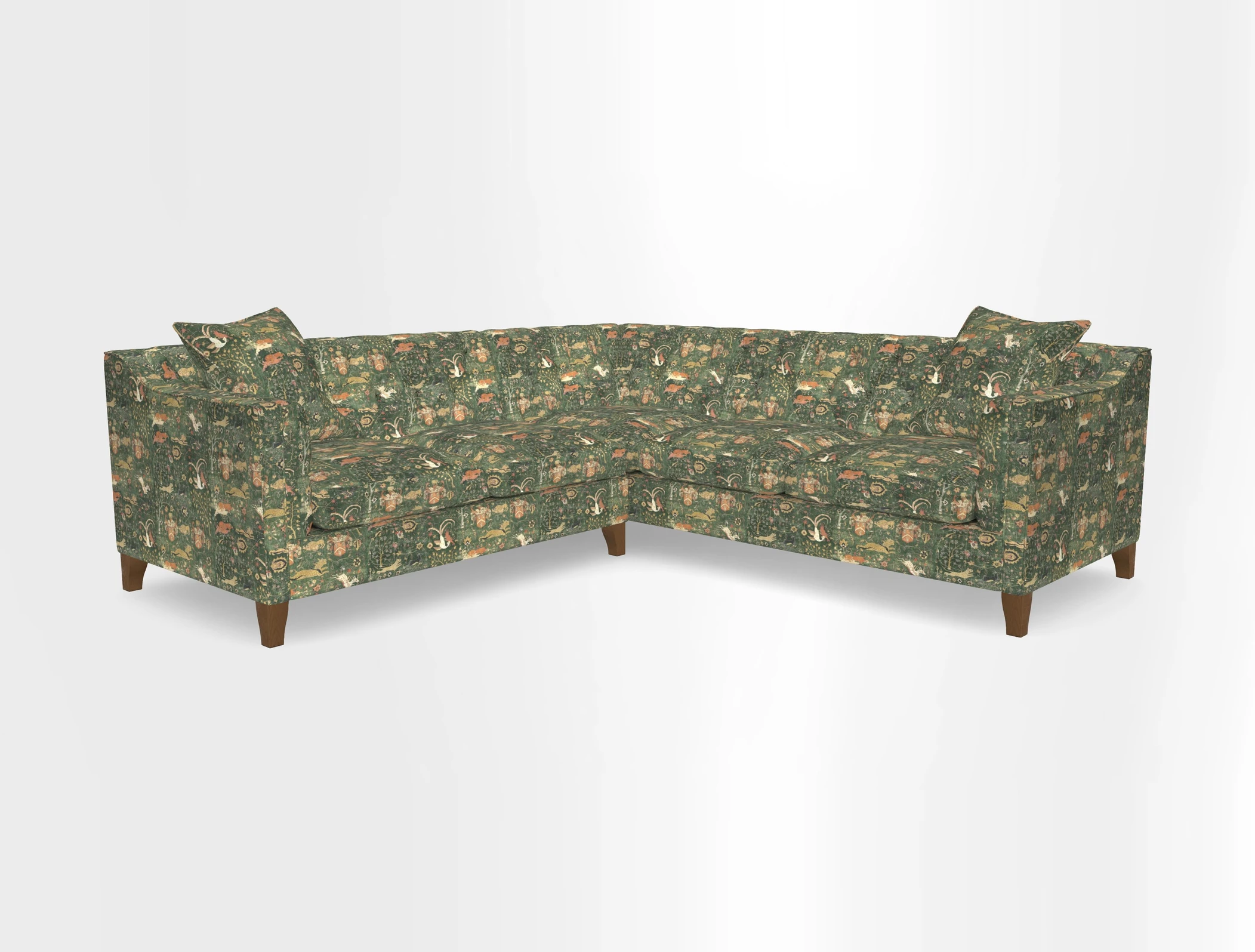 Haresfield Dipped Arm Corner Group LHF & RHF in Two Tone Plain Biscuit