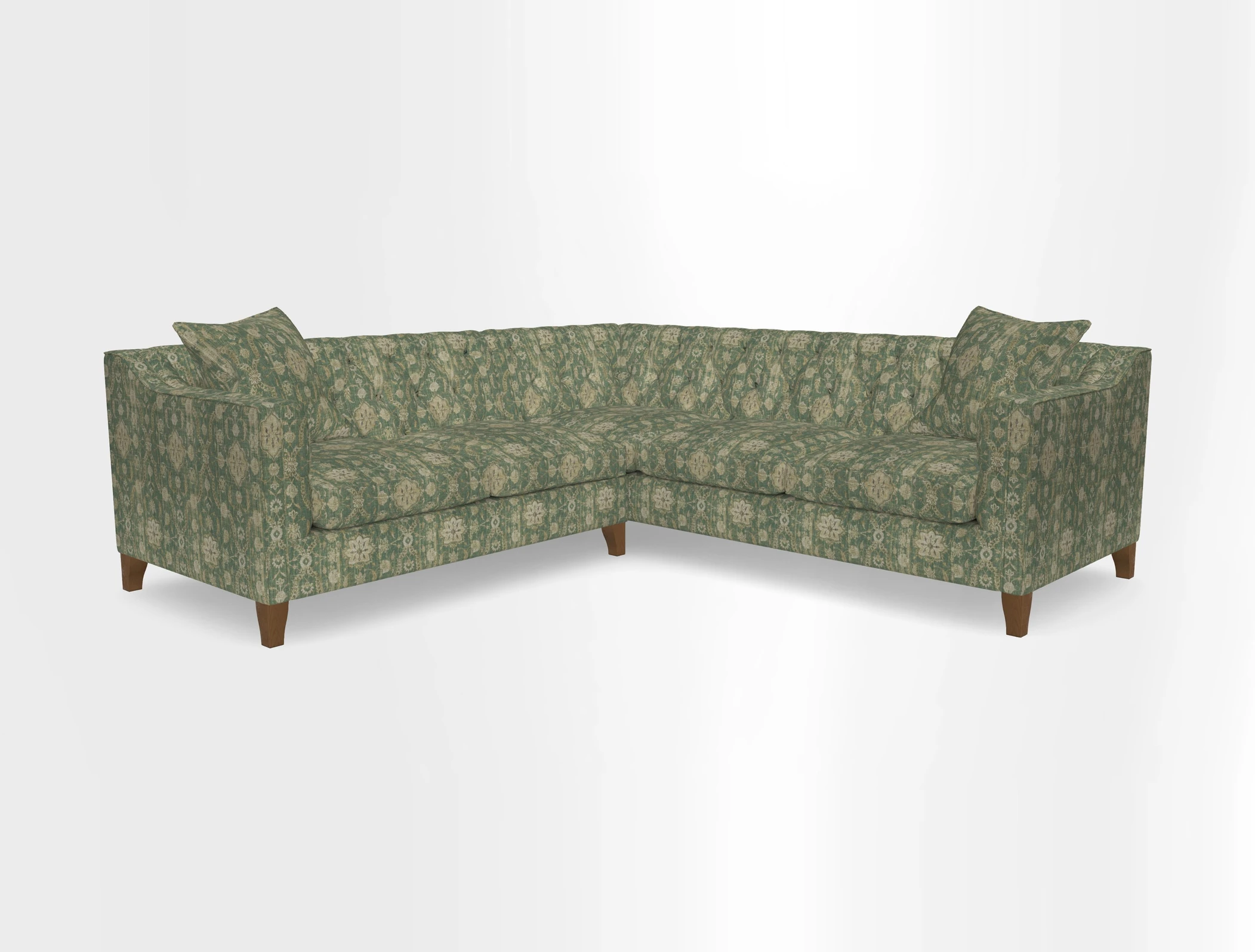 Haresfield Dipped Arm Corner Group LHF & RHF in Two Tone Plain Biscuit