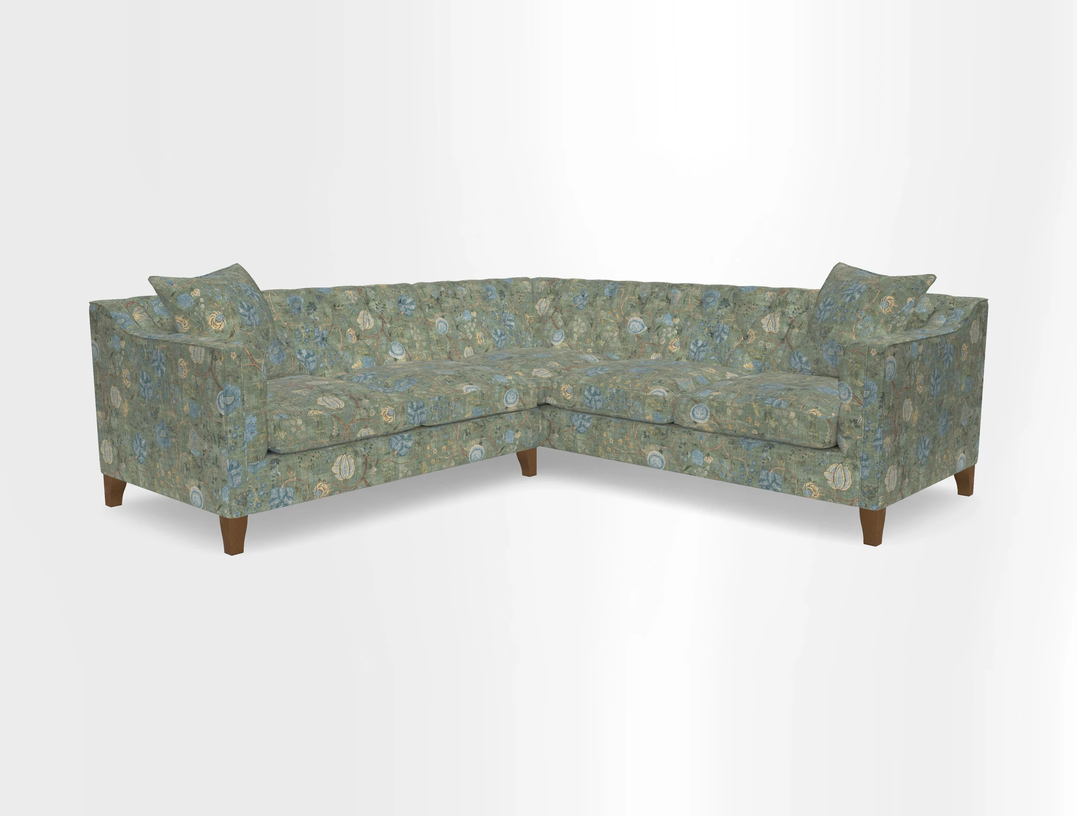 Haresfield Dipped Arm Corner Group LHF & RHF in Two Tone Plain Biscuit