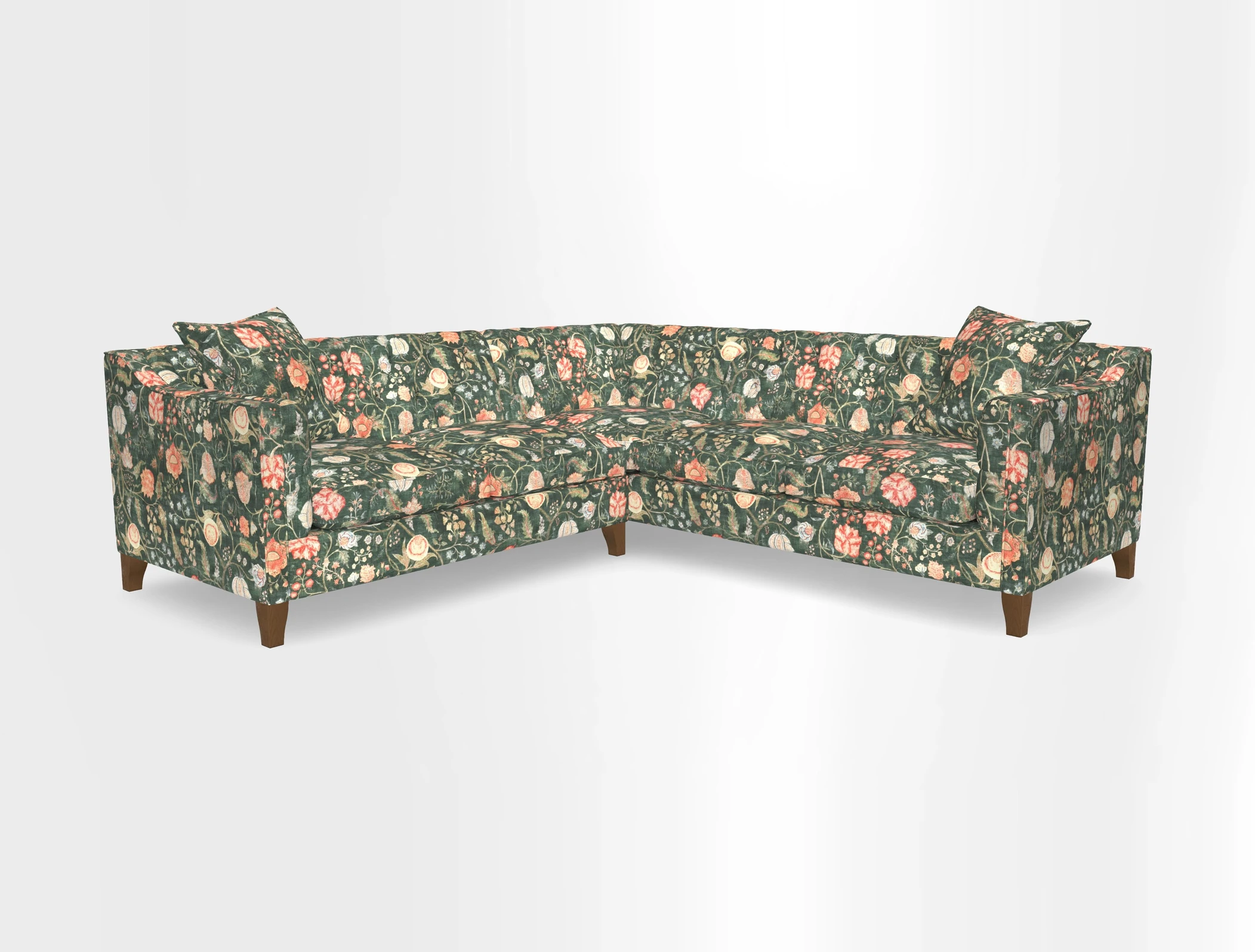 Haresfield Dipped Arm Corner Group LHF & RHF in Two Tone Plain Biscuit