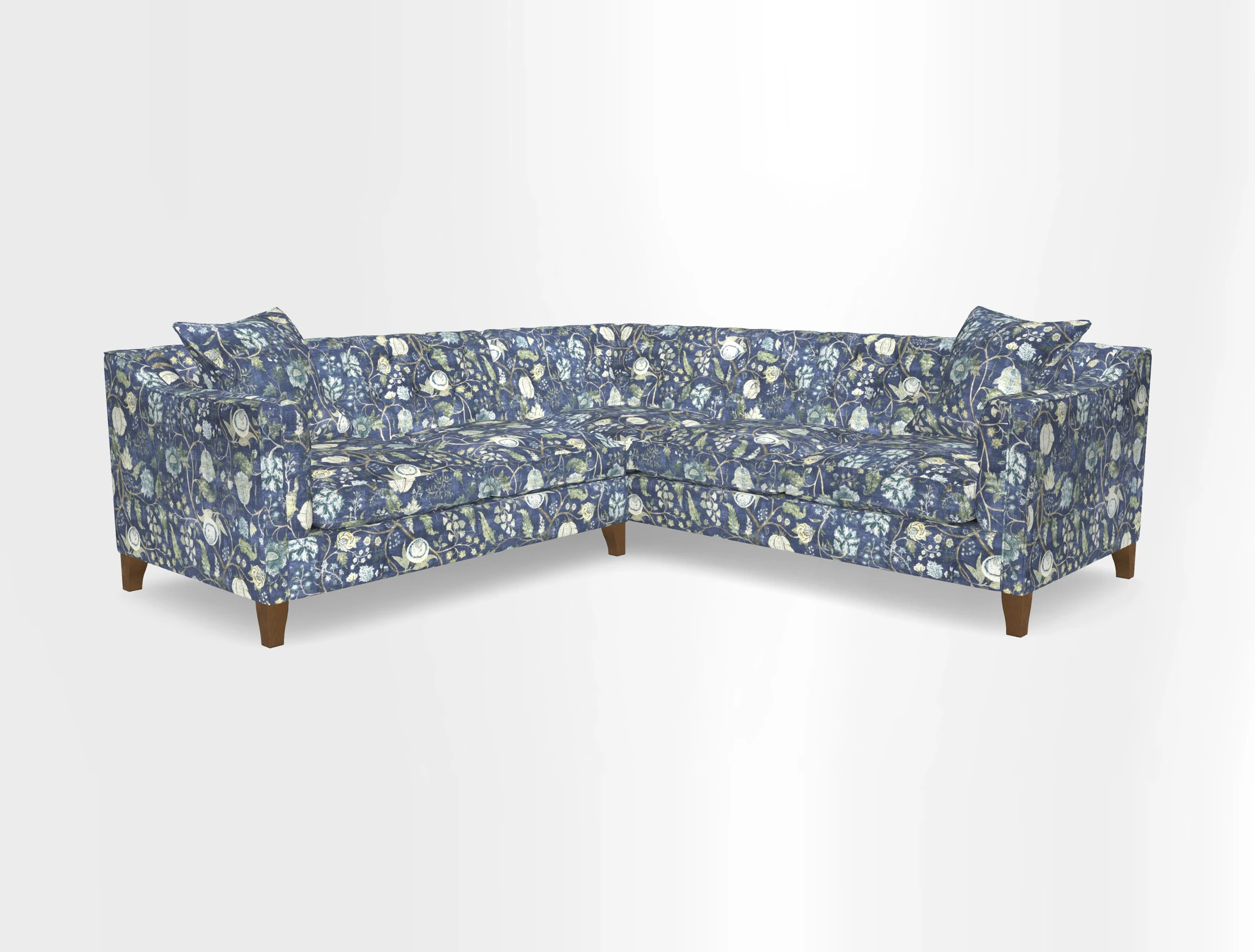 Haresfield Dipped Arm Corner Group LHF & RHF in Two Tone Plain Biscuit