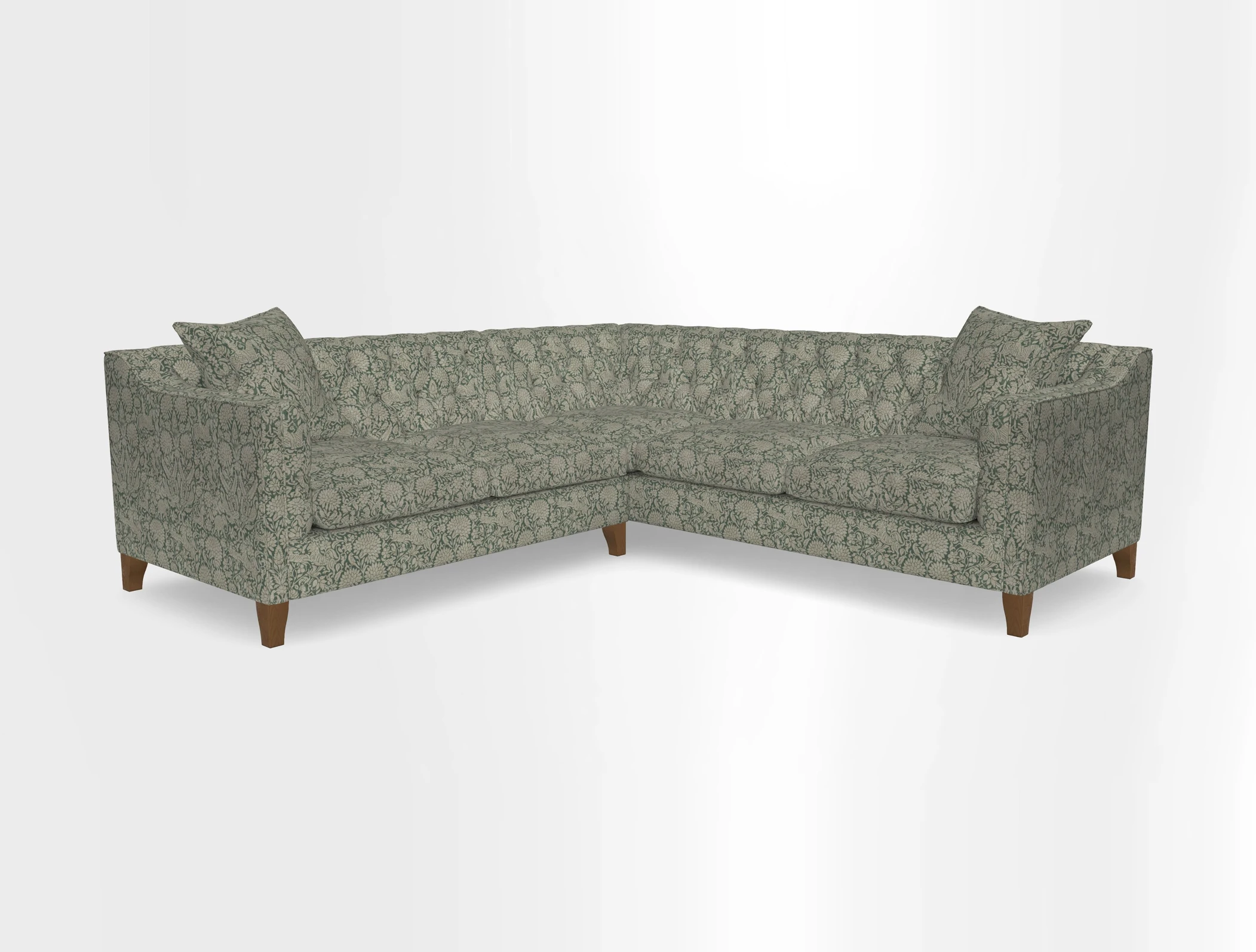 Haresfield Dipped Arm Corner Group LHF & RHF in Two Tone Plain Biscuit