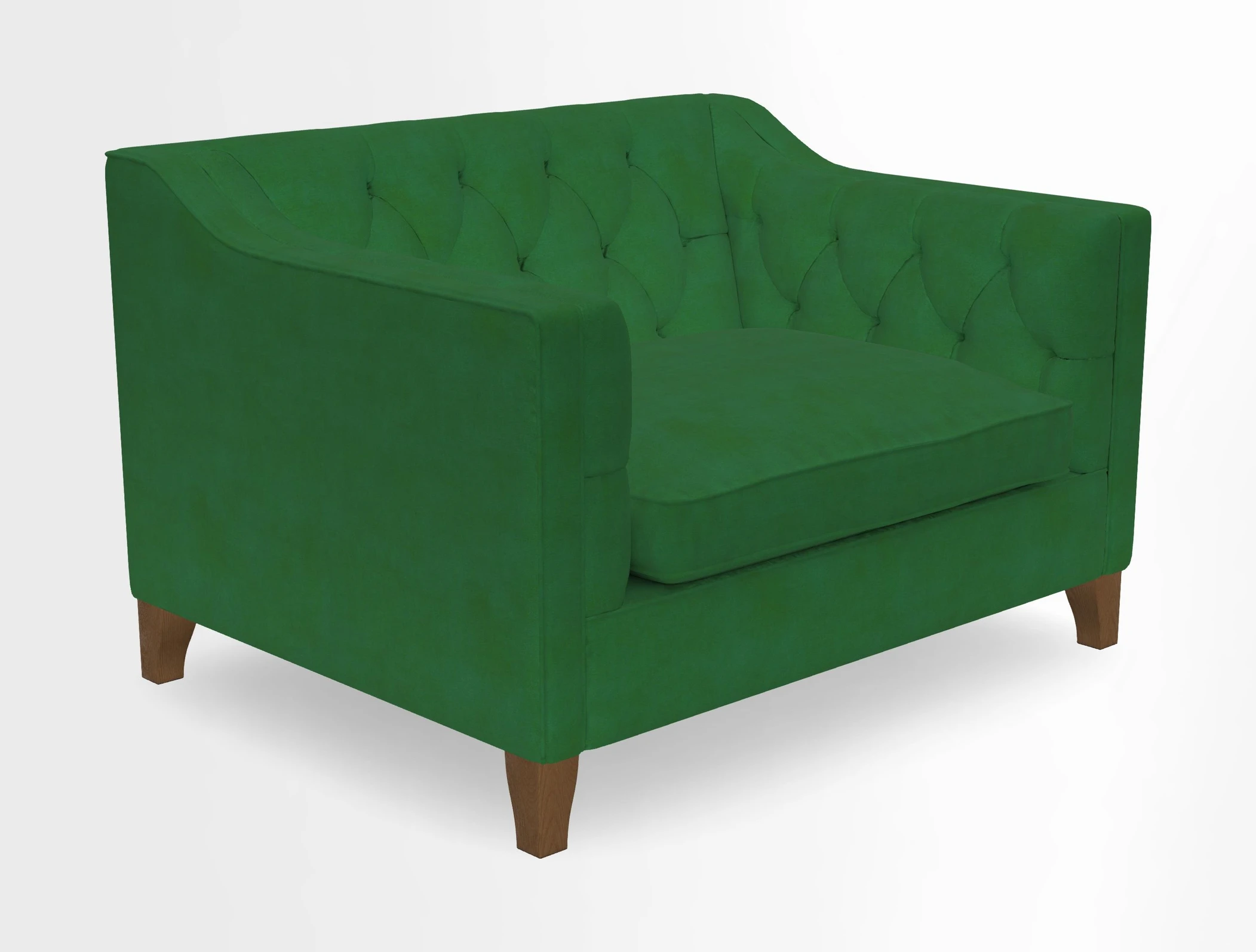 Haresfield Snuggler Dipped Arms in Mohair Lichen Seat Cushion in RHS Gertrude Jekyll Meadow Flower Olive and Scatters in RHS Gertrude Jekyll Folklore Olive