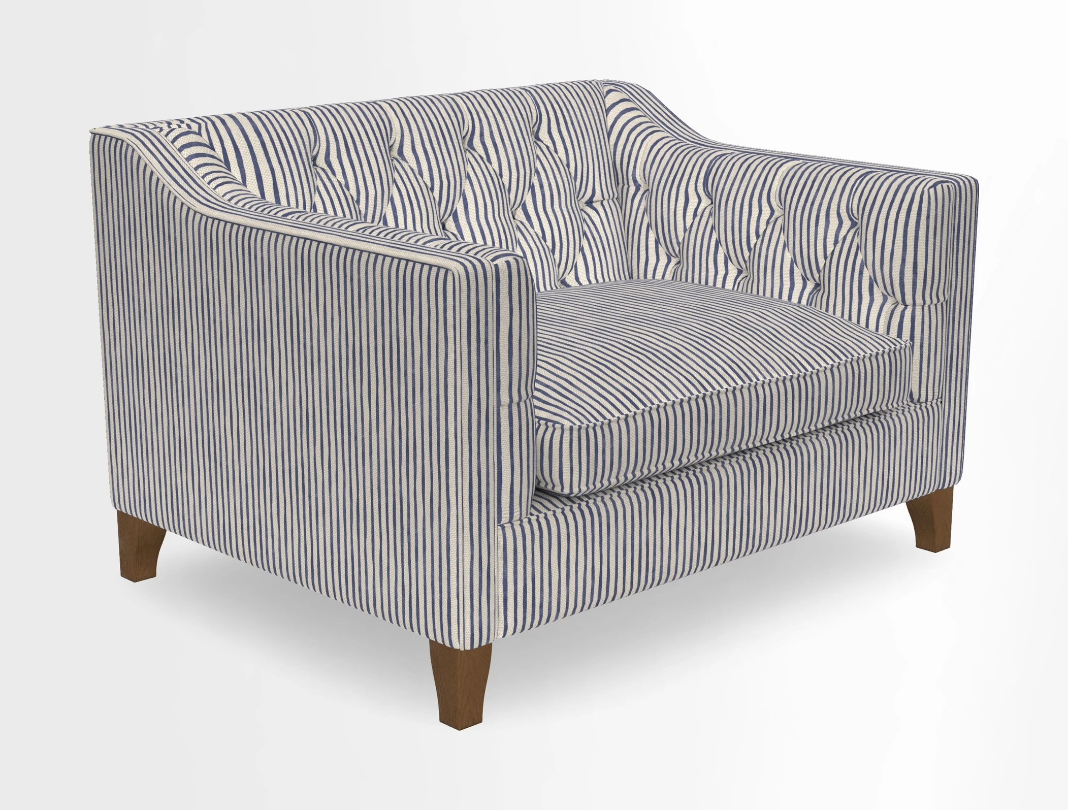 Haresfield Snuggler Dipped Arms in Mohair Lichen Seat Cushion in RHS Gertrude Jekyll Meadow Flower Olive and Scatters in RHS Gertrude Jekyll Folklore Olive