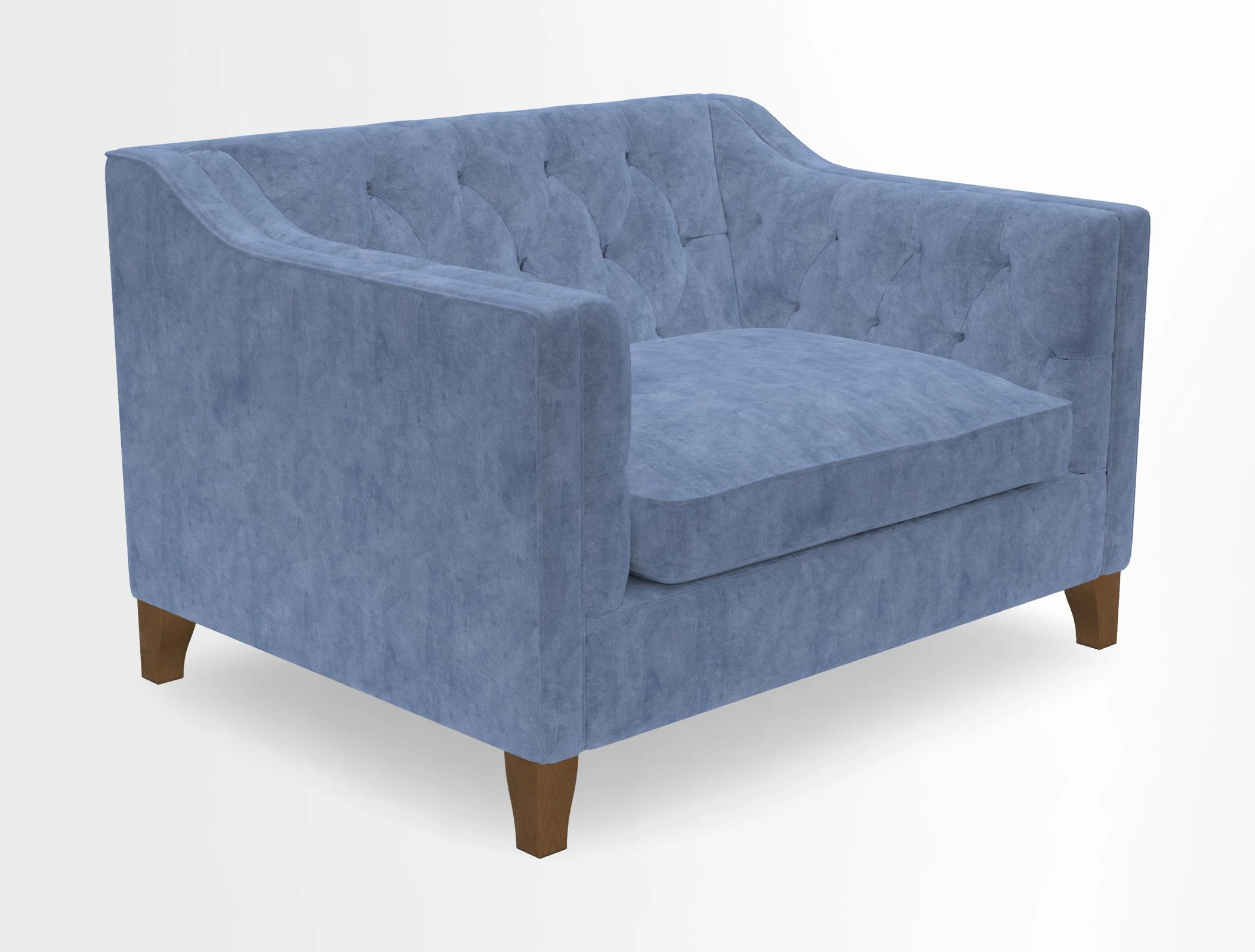 Haresfield Snuggler Dipped Arms in Mohair Lichen Seat Cushion in RHS Gertrude Jekyll Meadow Flower Olive and Scatters in RHS Gertrude Jekyll Folklore Olive