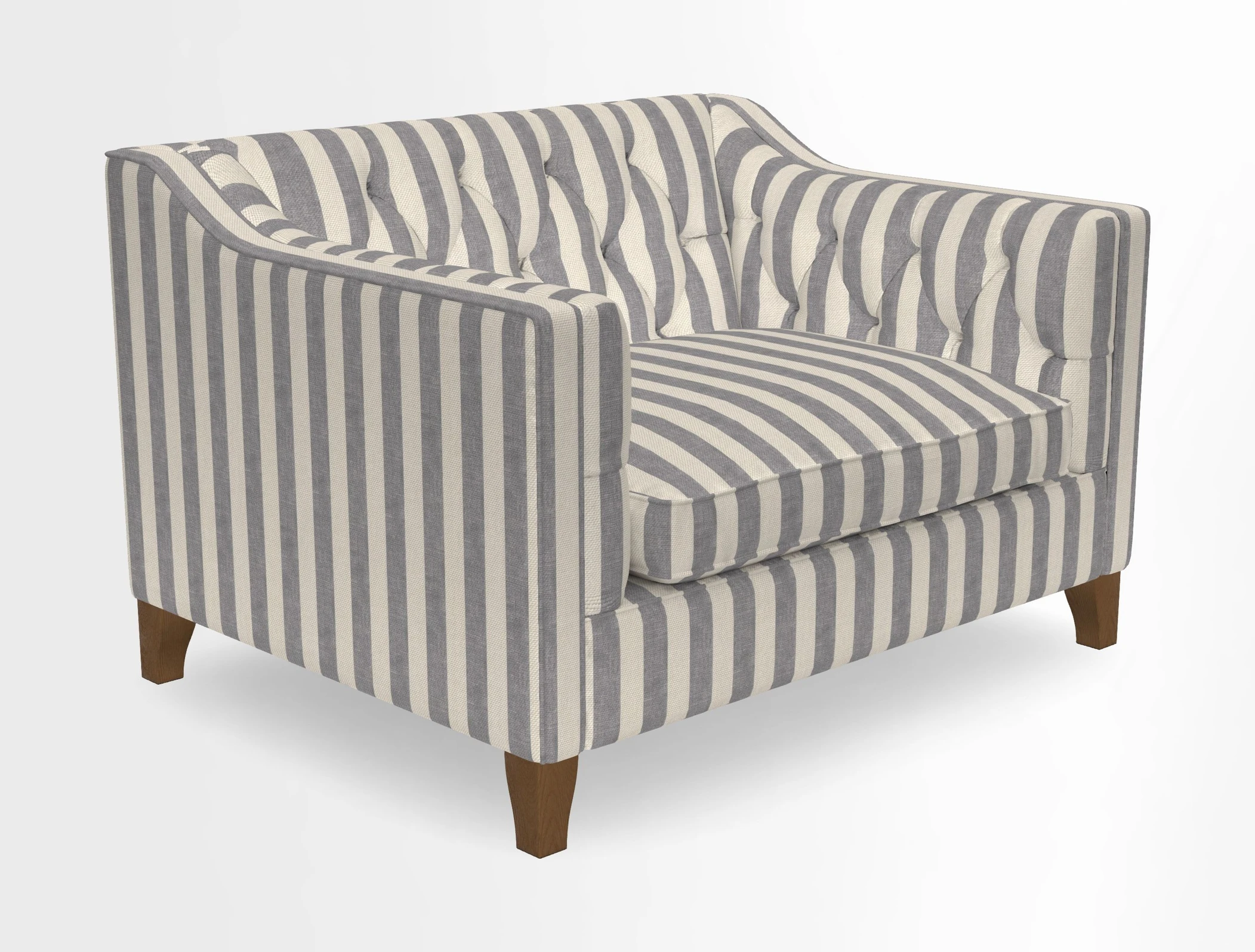 Haresfield Snuggler Dipped Arms in Mohair Lichen Seat Cushion in RHS Gertrude Jekyll Meadow Flower Olive and Scatters in RHS Gertrude Jekyll Folklore Olive