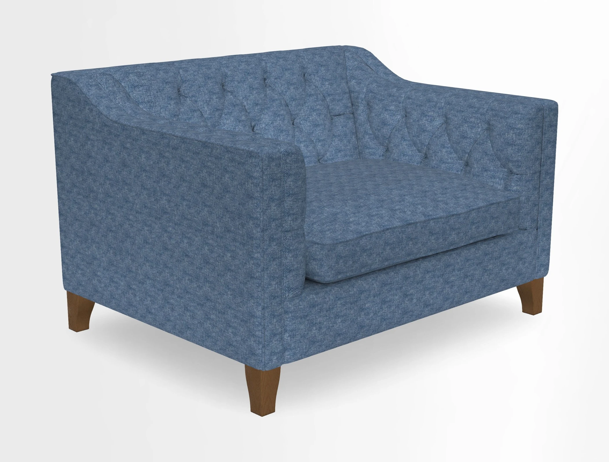 Haresfield Snuggler Dipped Arms in Mohair Lichen Seat Cushion in RHS Gertrude Jekyll Meadow Flower Olive and Scatters in RHS Gertrude Jekyll Folklore Olive